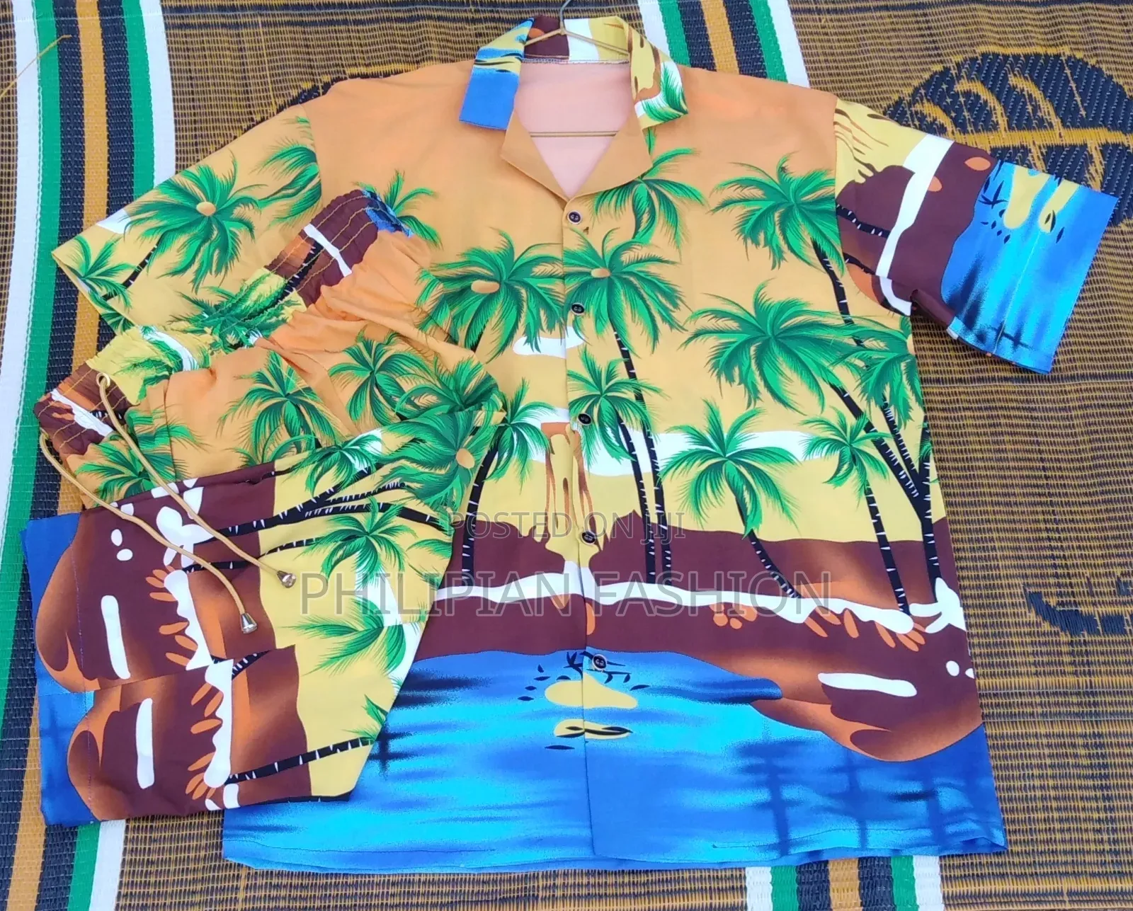 Beach Wear (Shirt and Triquarter Short)