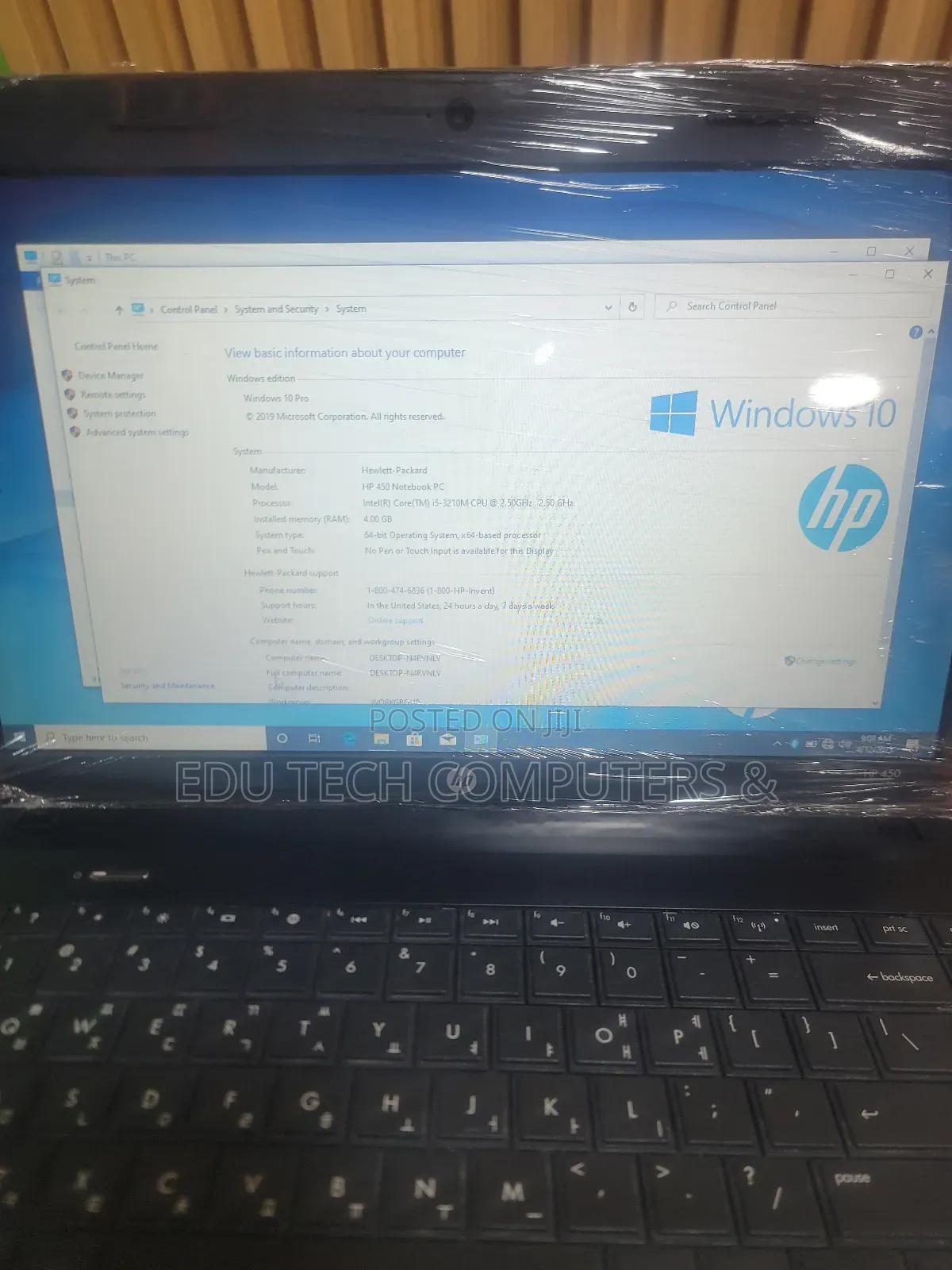 Laptop HP Probook 450 4GB Intel Core I5 HDD 250GB