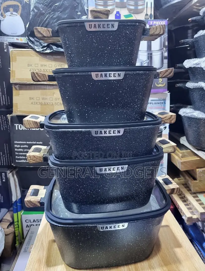 5pcs Granite Nonstick Cookware Set