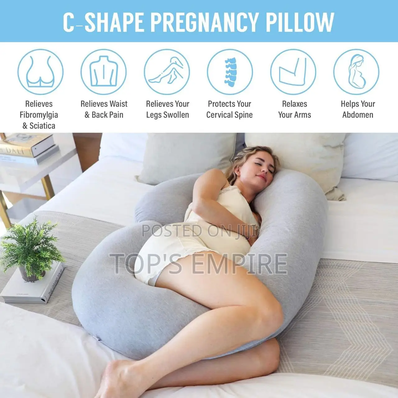 Sleep Comfortably This Christmas– Bumpbliss C-Shaped Pregnancy Pillow