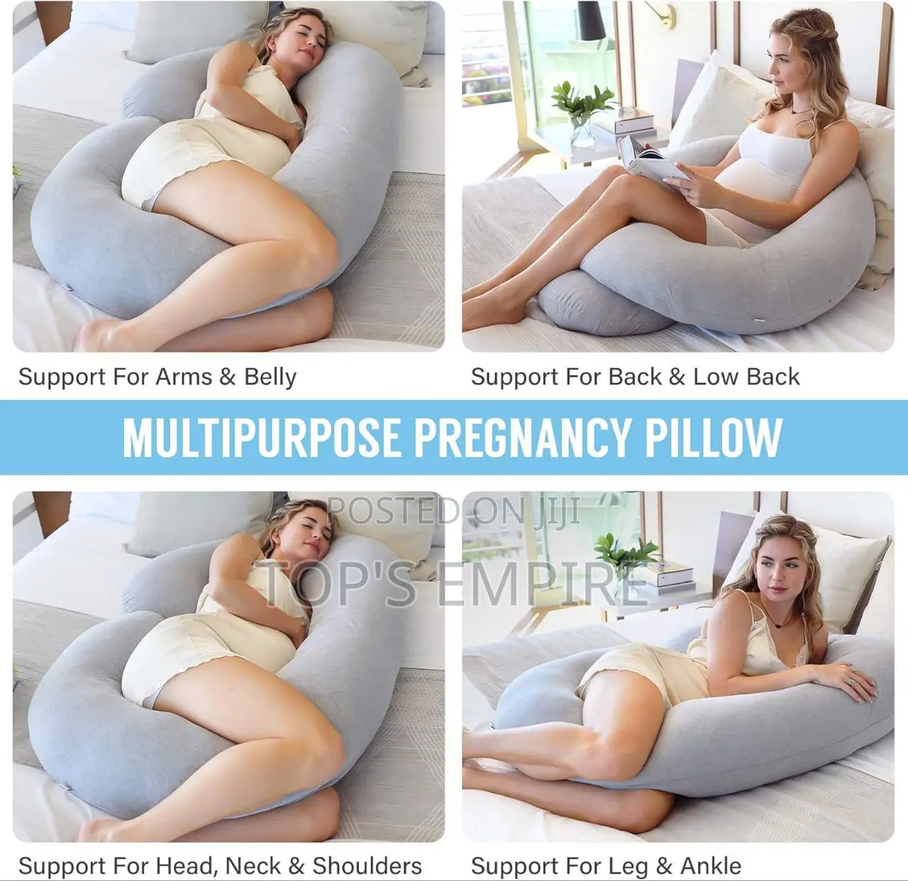 Sleep Comfortably This Christmas– Bumpbliss C-Shaped Pregnancy Pillow