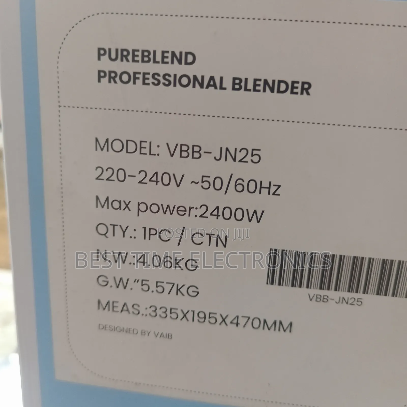Vaib Pureblend Professional Blender
