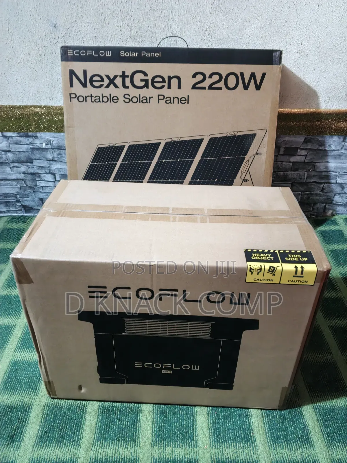 Ecoflow Delta 2 Max 2048wh Solar Generator + 220w Portable Solar Panel