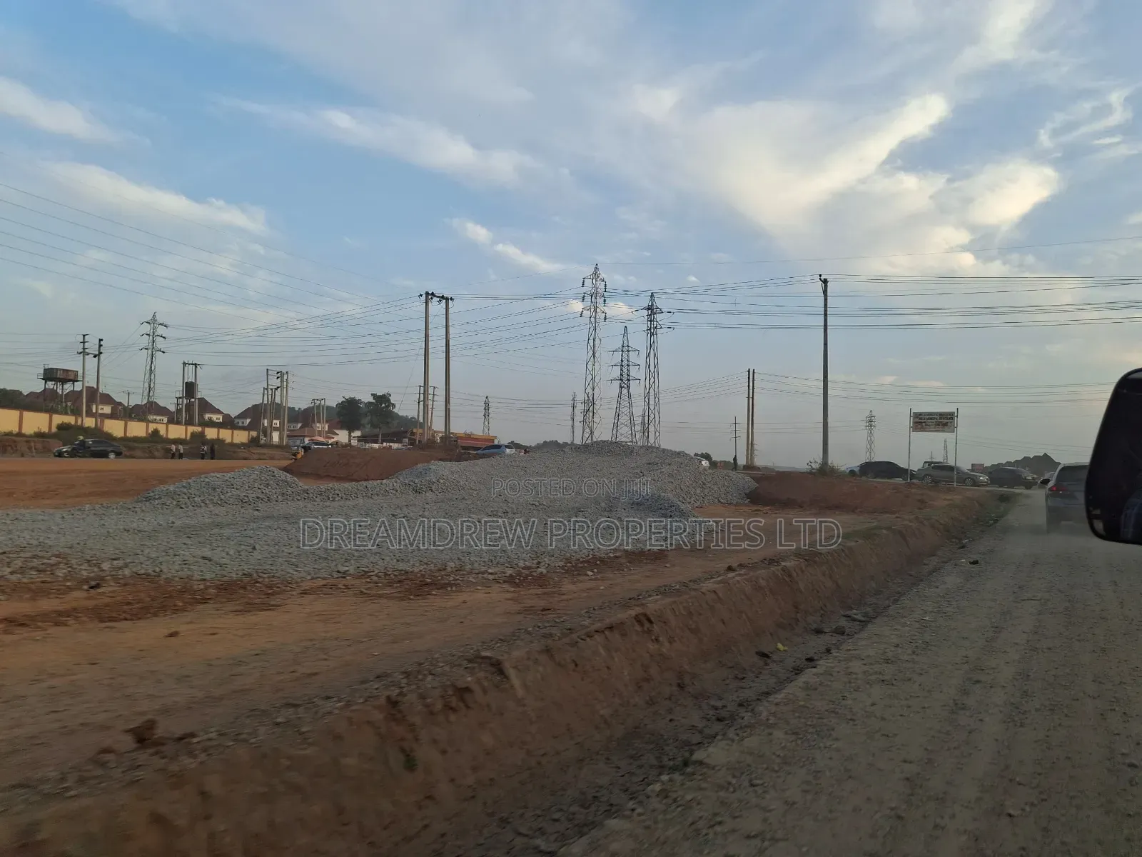 A Road Construction Ongoing at Apo District