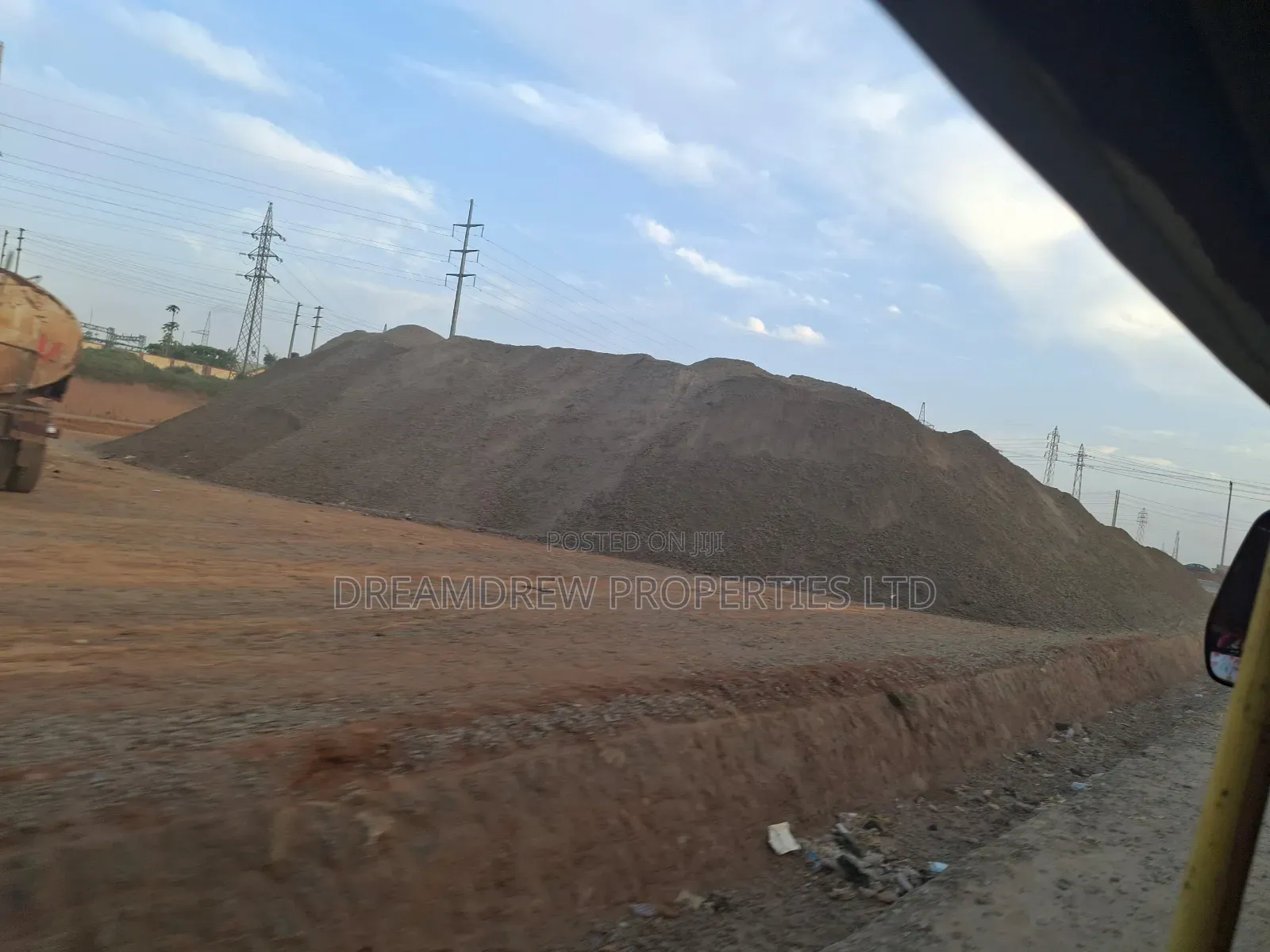 A Road Construction Ongoing at Apo District