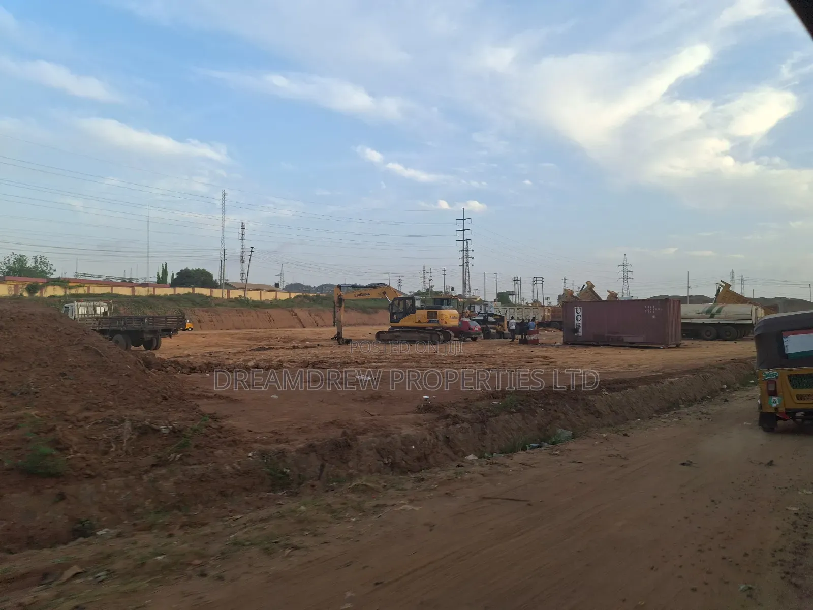 A Road Construction Ongoing at Apo District