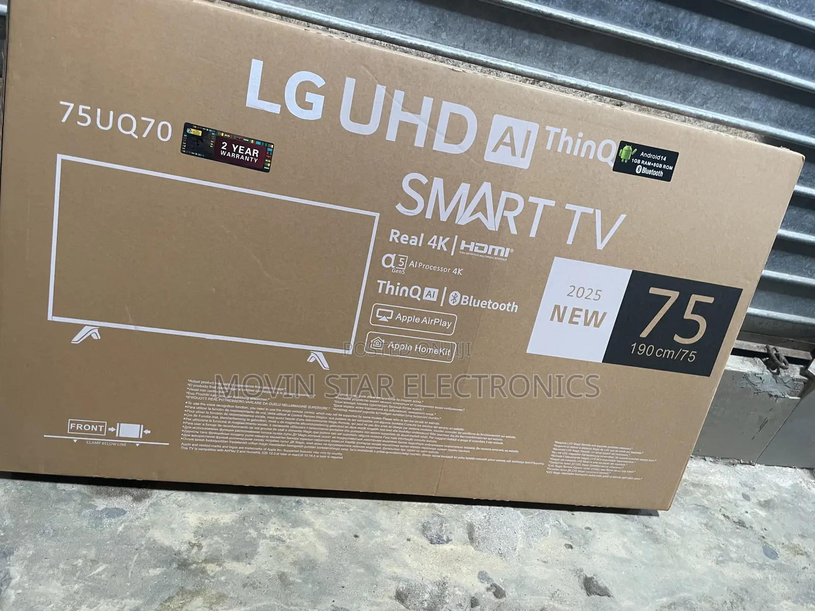 Ox. Lg 75 Inches Smart Tv Netflix Youtube