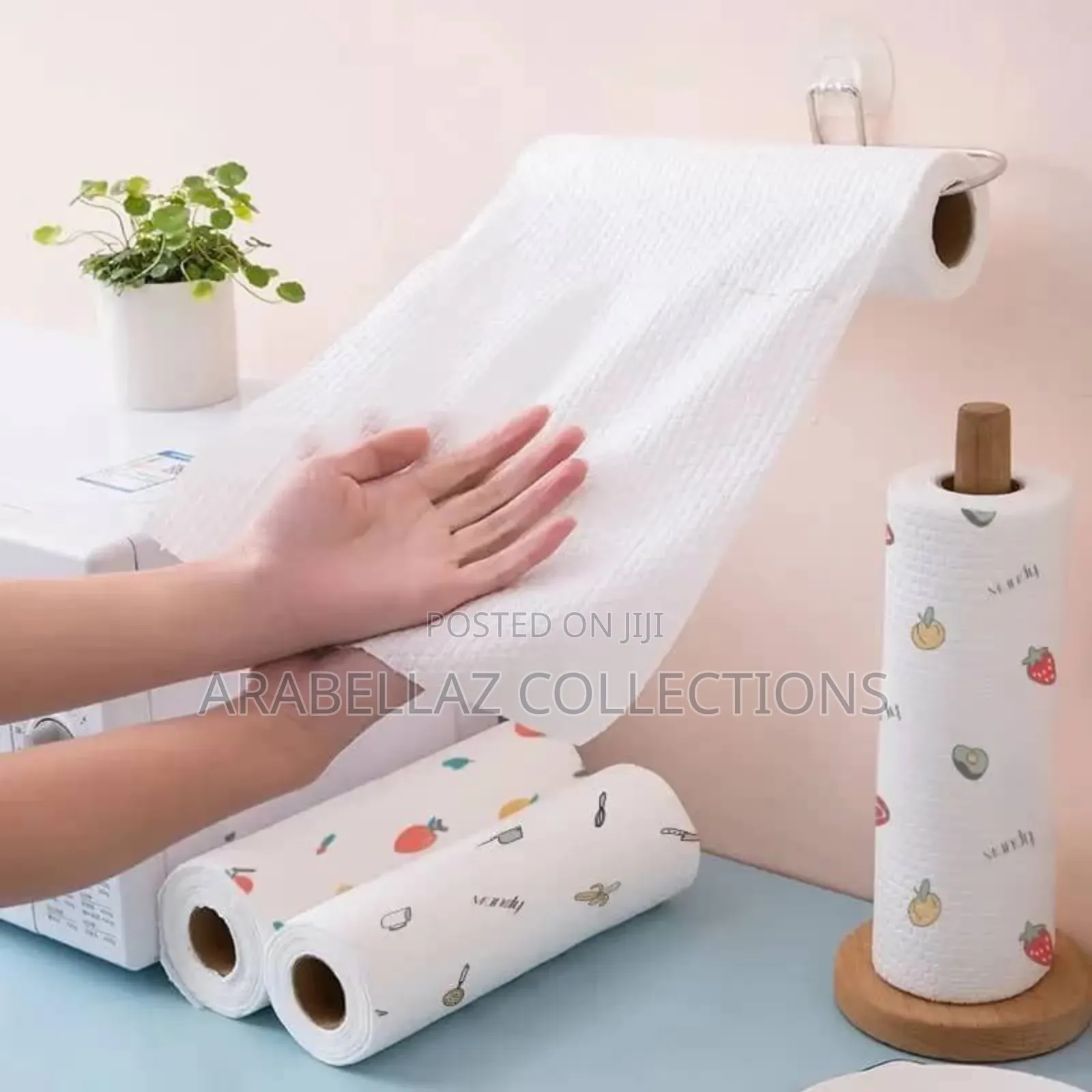 Big 50pcs/Roll Kitchen Washable Tissue,