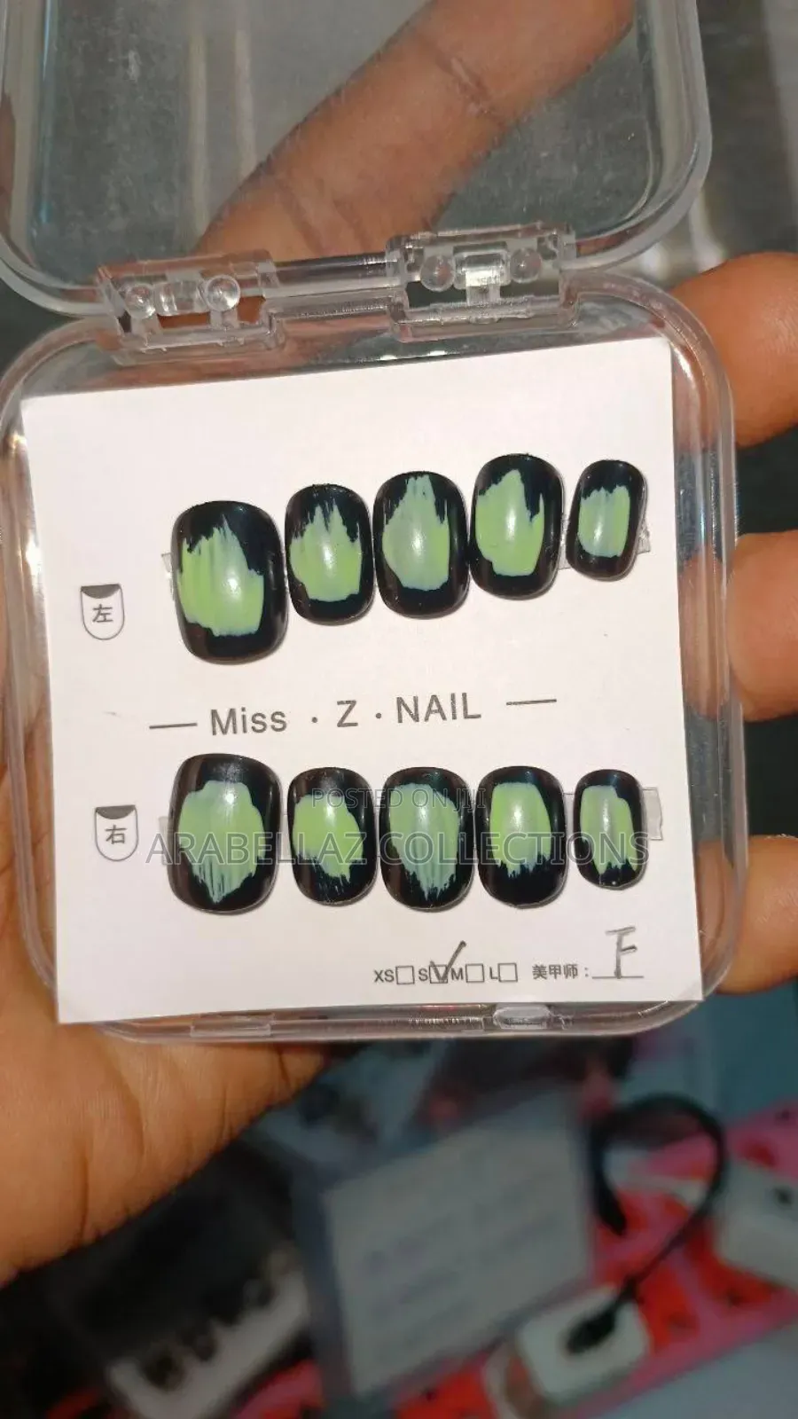Press-On" Acrylic Nails