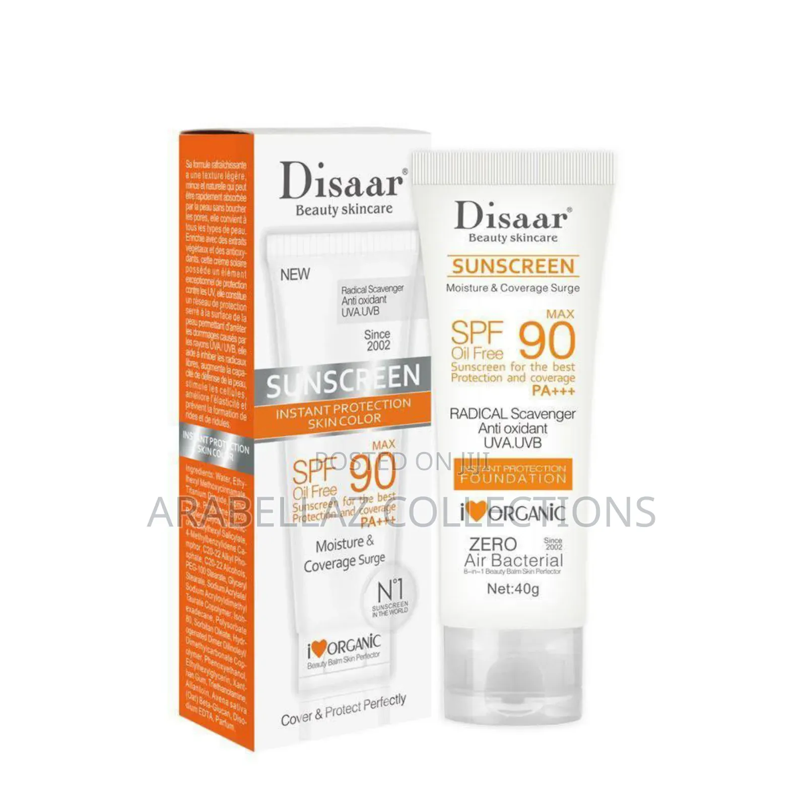 Sunscreen SPF 90 Vc for Sunburn and Sun Protection