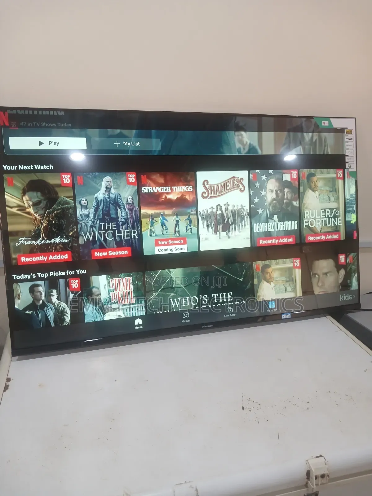Hisense 50inches Smart Tv