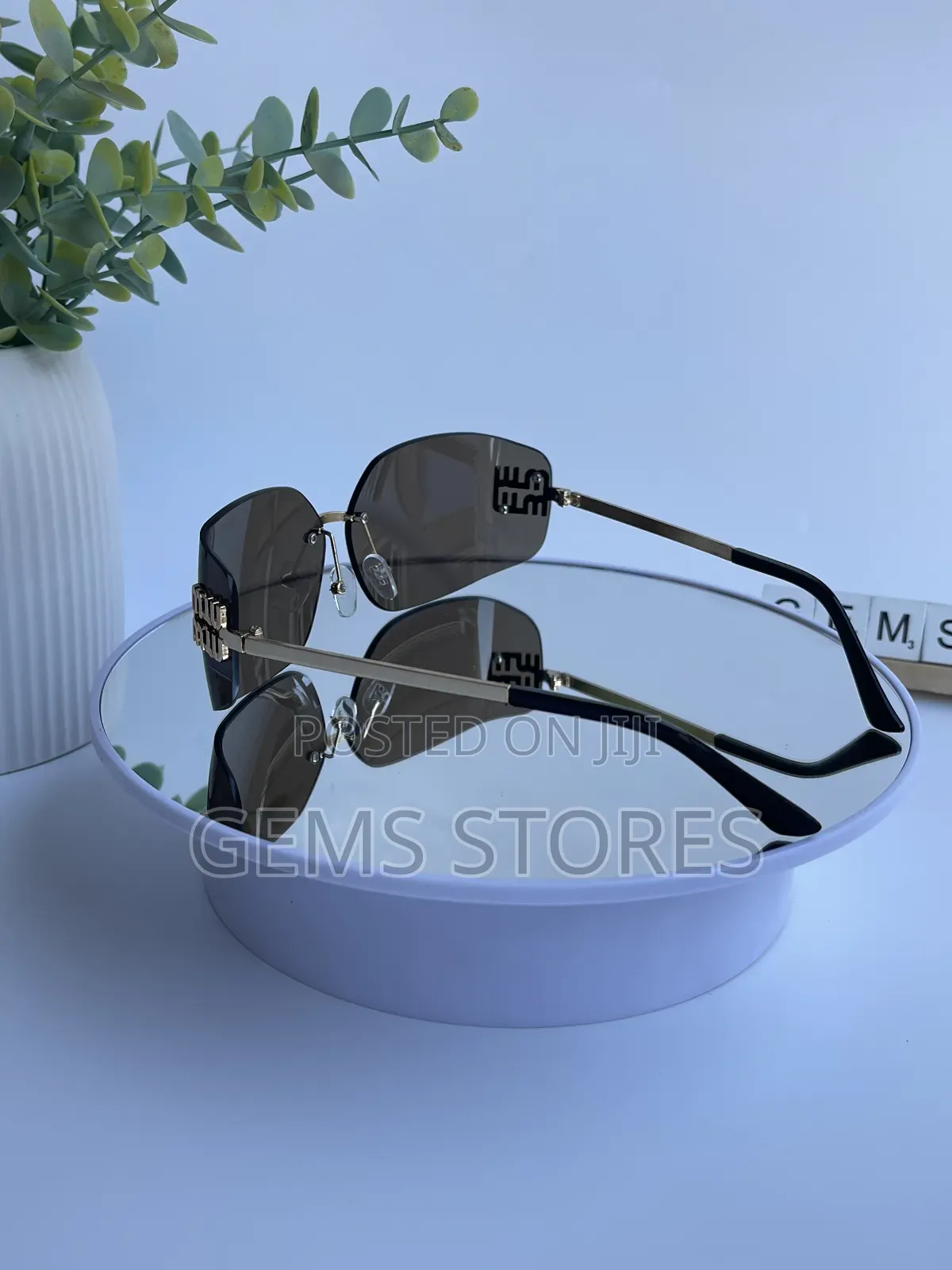 Miu Miu Rimless Sunglasses for Women