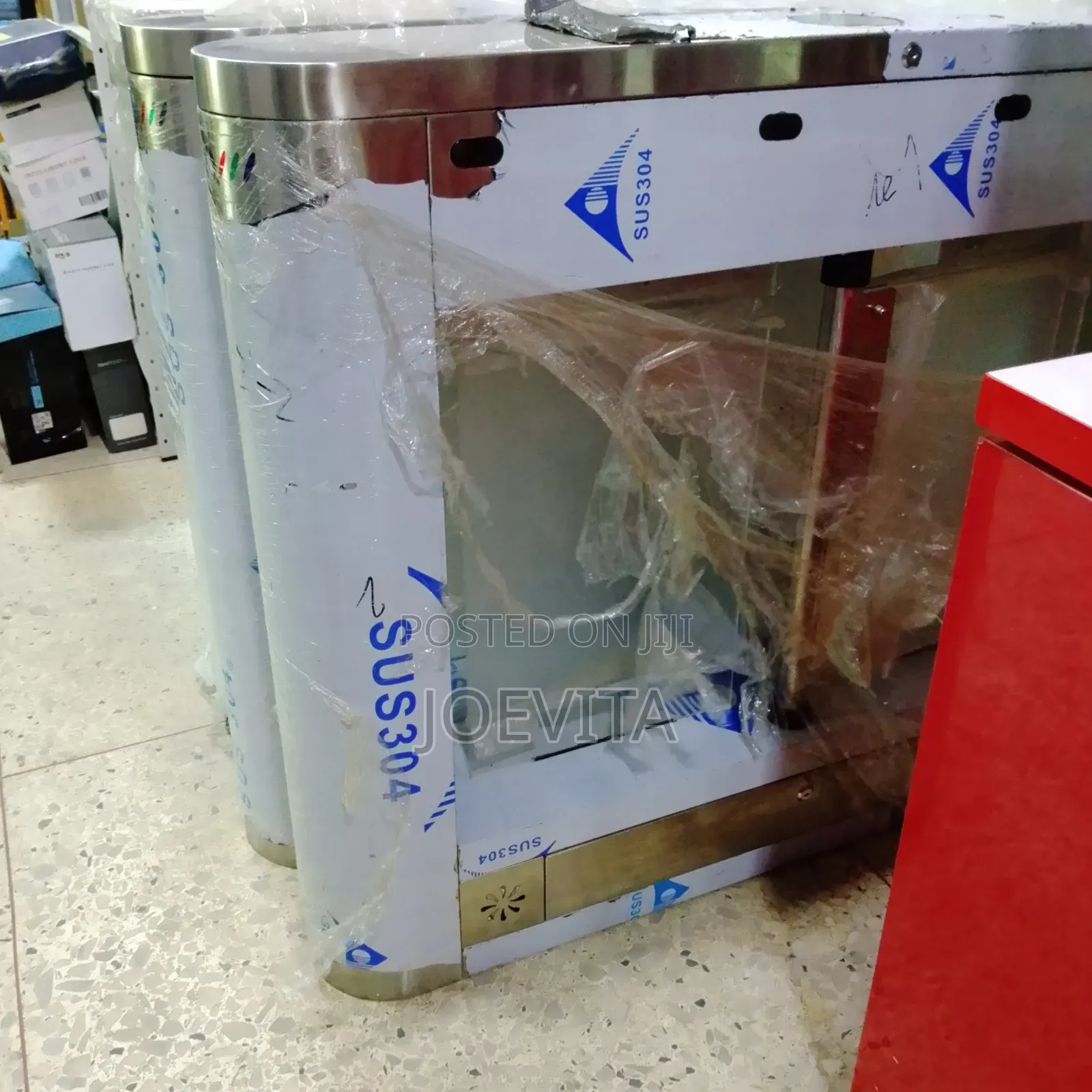 Turnstile Swing Barrier Gate-double Channel Rfid-rs -card
