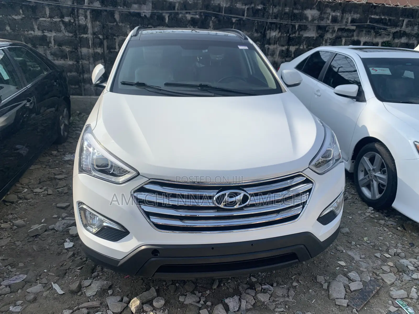 Hyundai Santa Fe Limited 4dr SUV AWD (3.3L 6cyl 6A) 2015 White