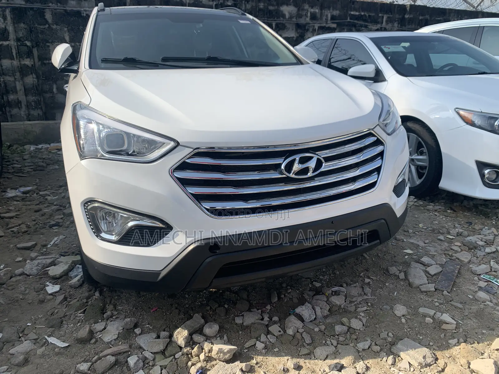 Hyundai Santa Fe Limited 4dr SUV AWD (3.3L 6cyl 6A) 2015 White