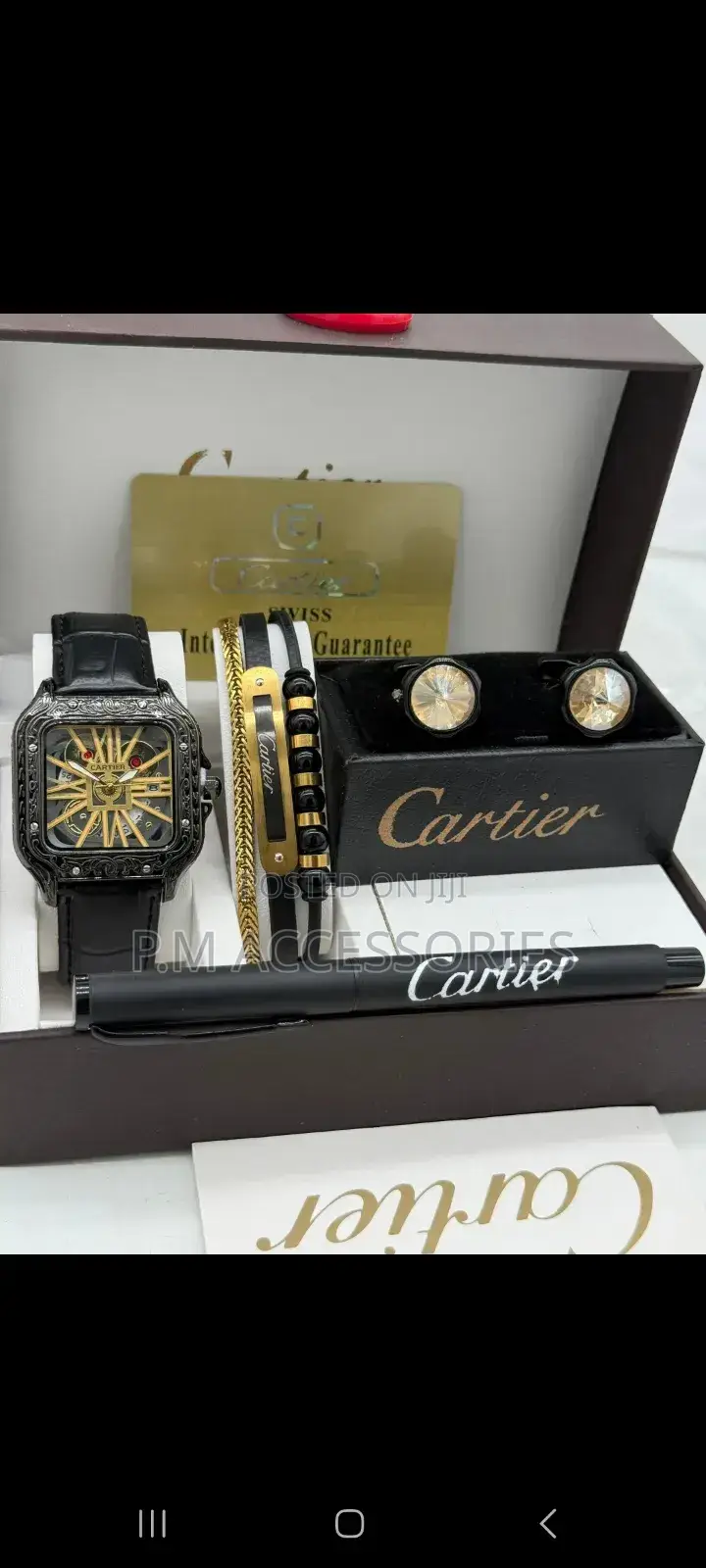 *Exclusive Cartier Leather Masculine Set*