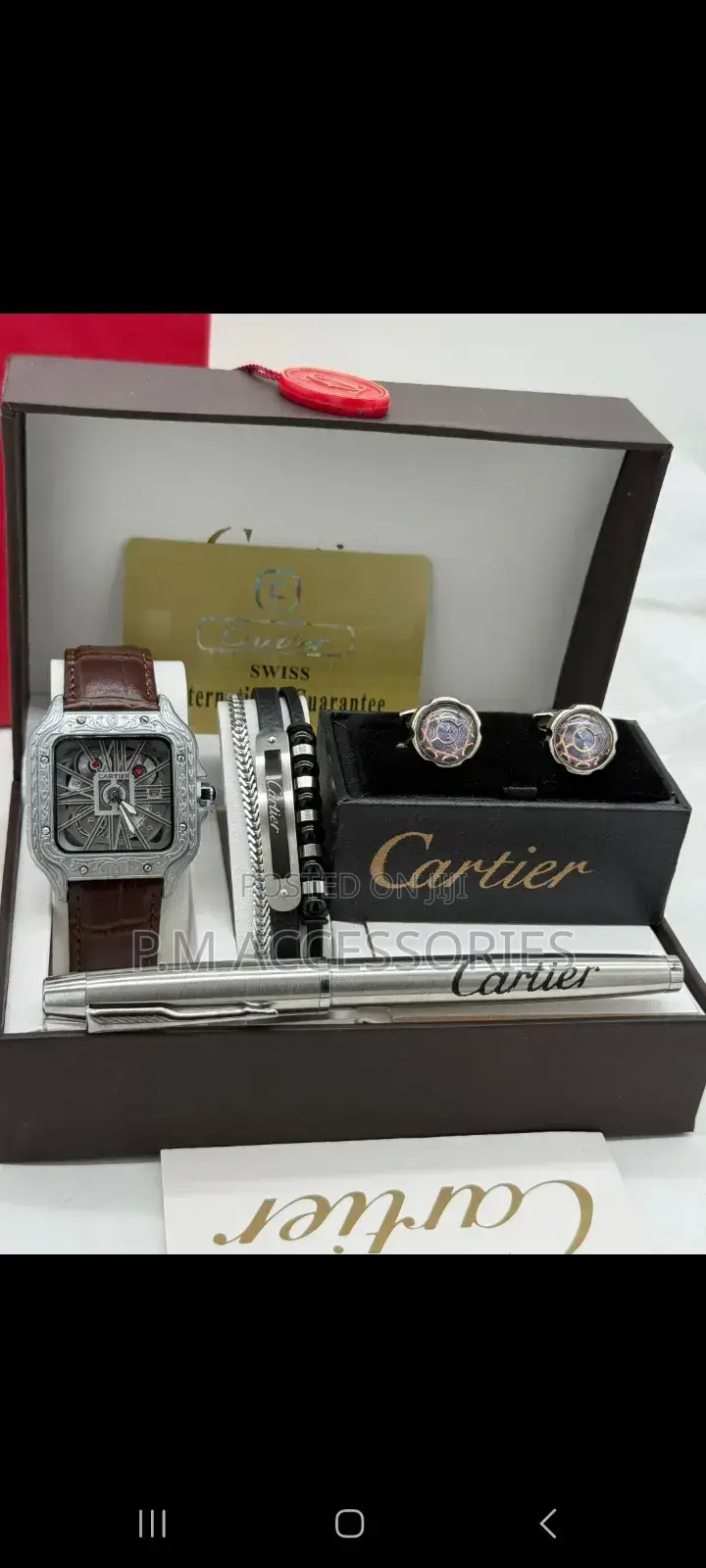 *Exclusive Cartier Leather Masculine Set*