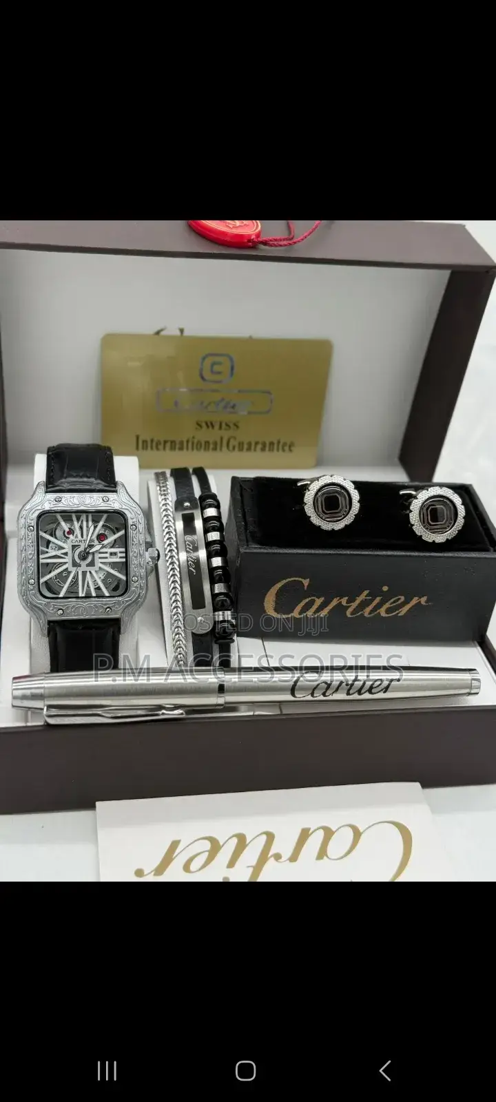 *Exclusive Cartier Leather Masculine Set*