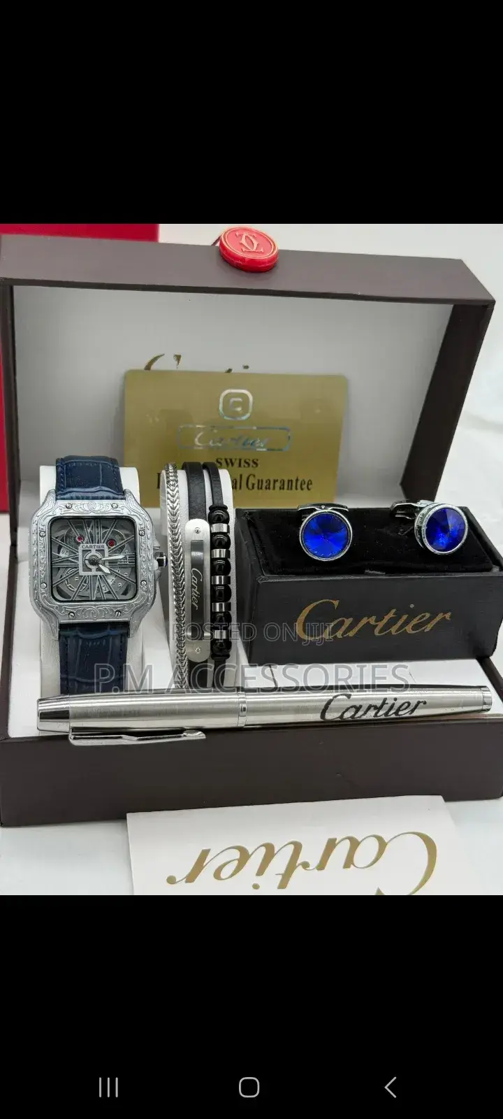 *Exclusive Cartier Leather Masculine Set*