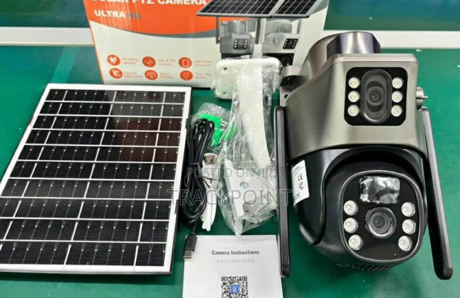 360° Hd Best Smart Security Wireless Solar Triple-Lens Camera