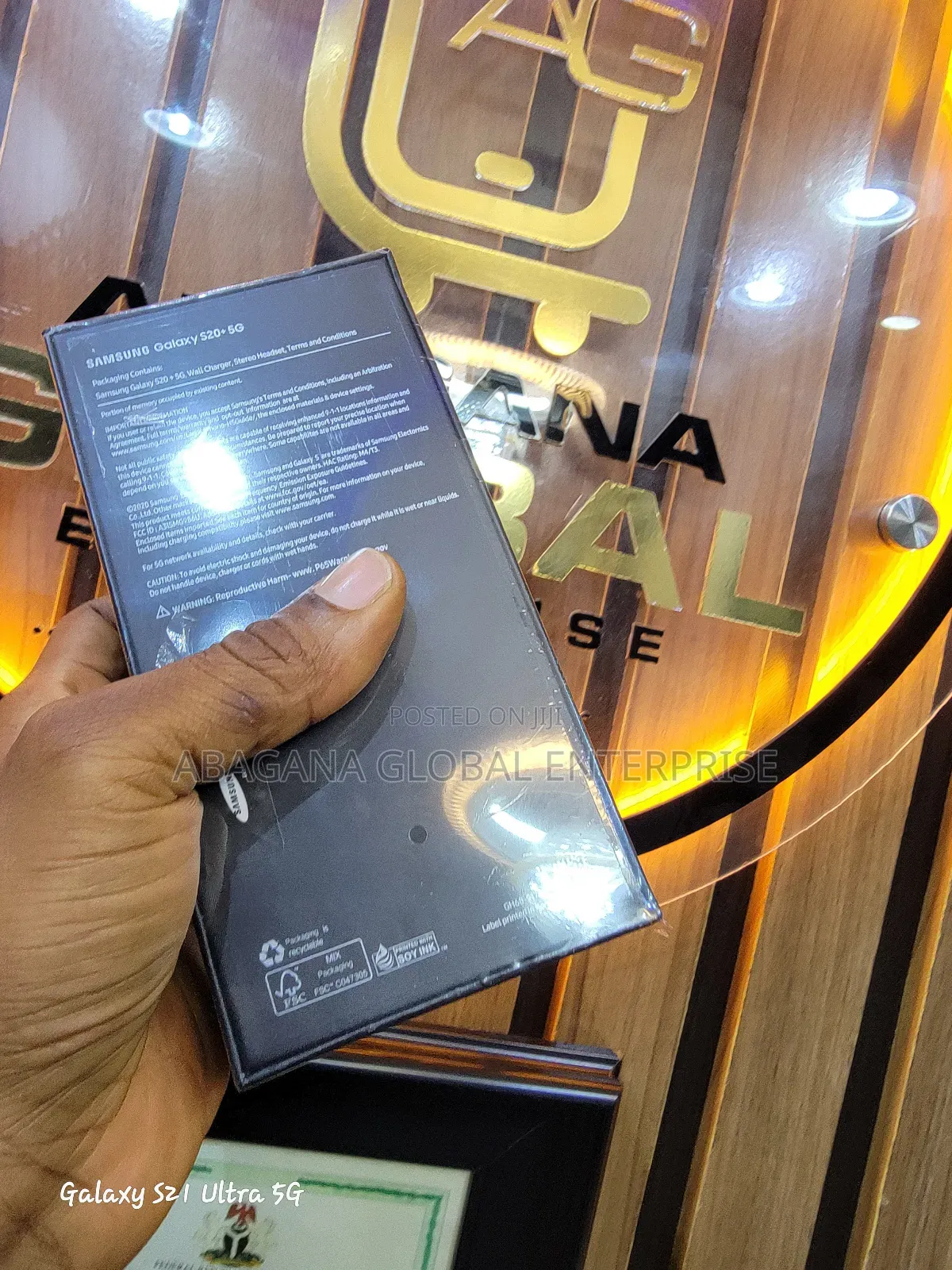 New Samsung Galaxy S20+ 5G 256 GB Black