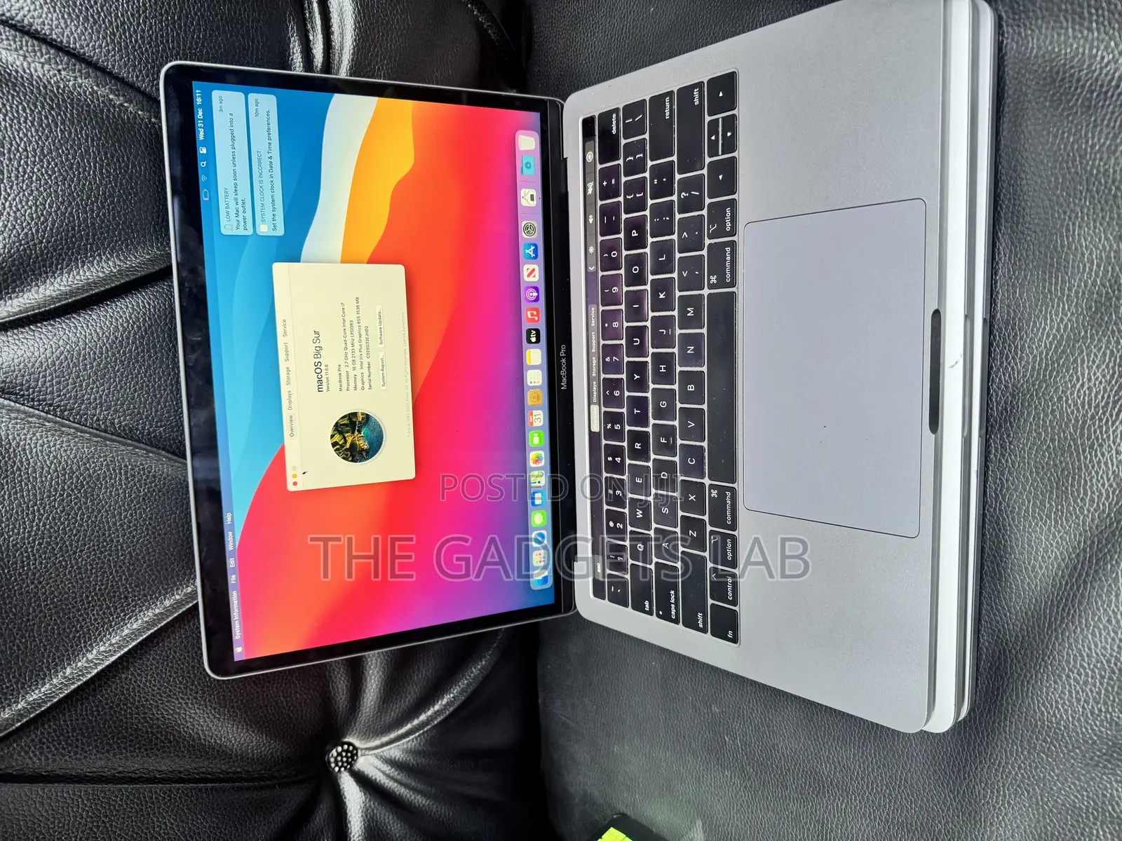 Laptop Apple MacBook Pro 2018 16GB Intel Core i7 SSD 512GB