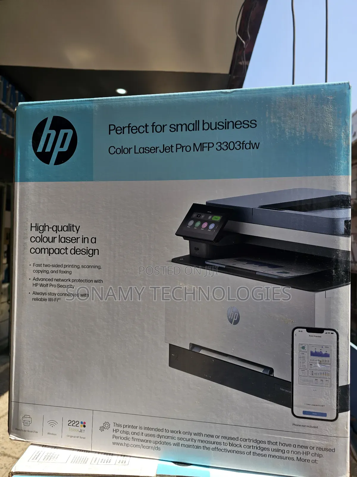 Hp Printer Color Laserjet MFP 3303fdw