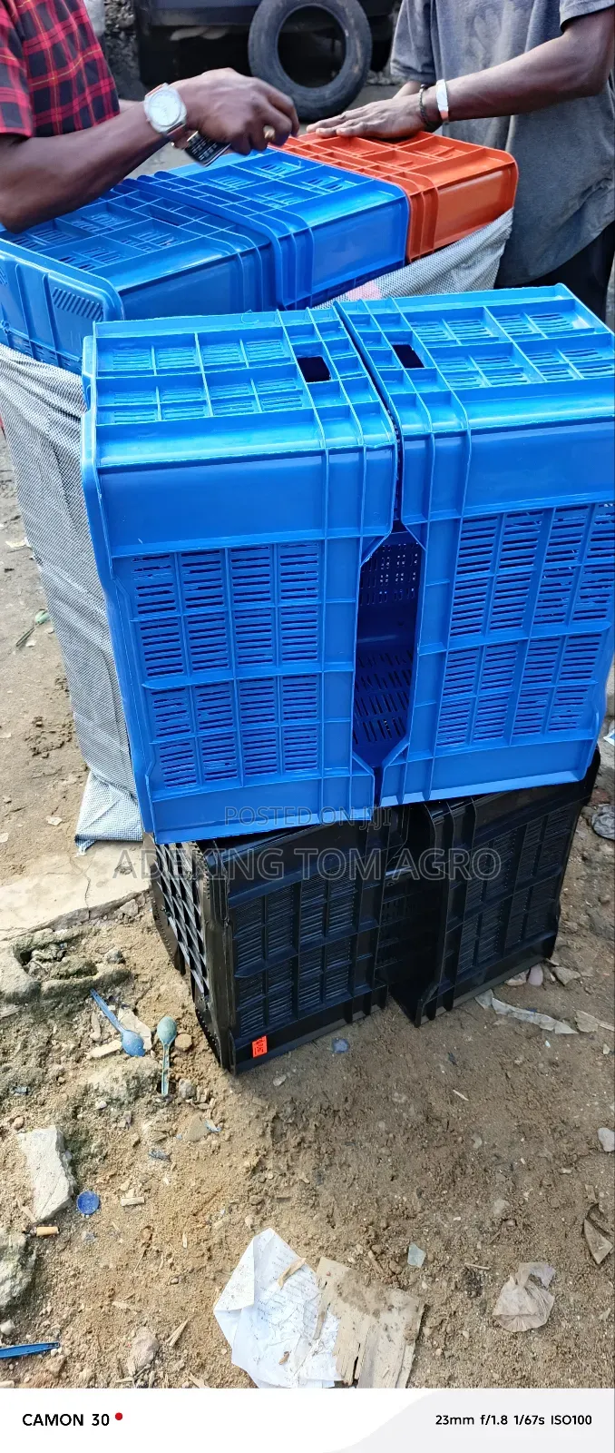 Tomato and Pepper Harvesting Crate
