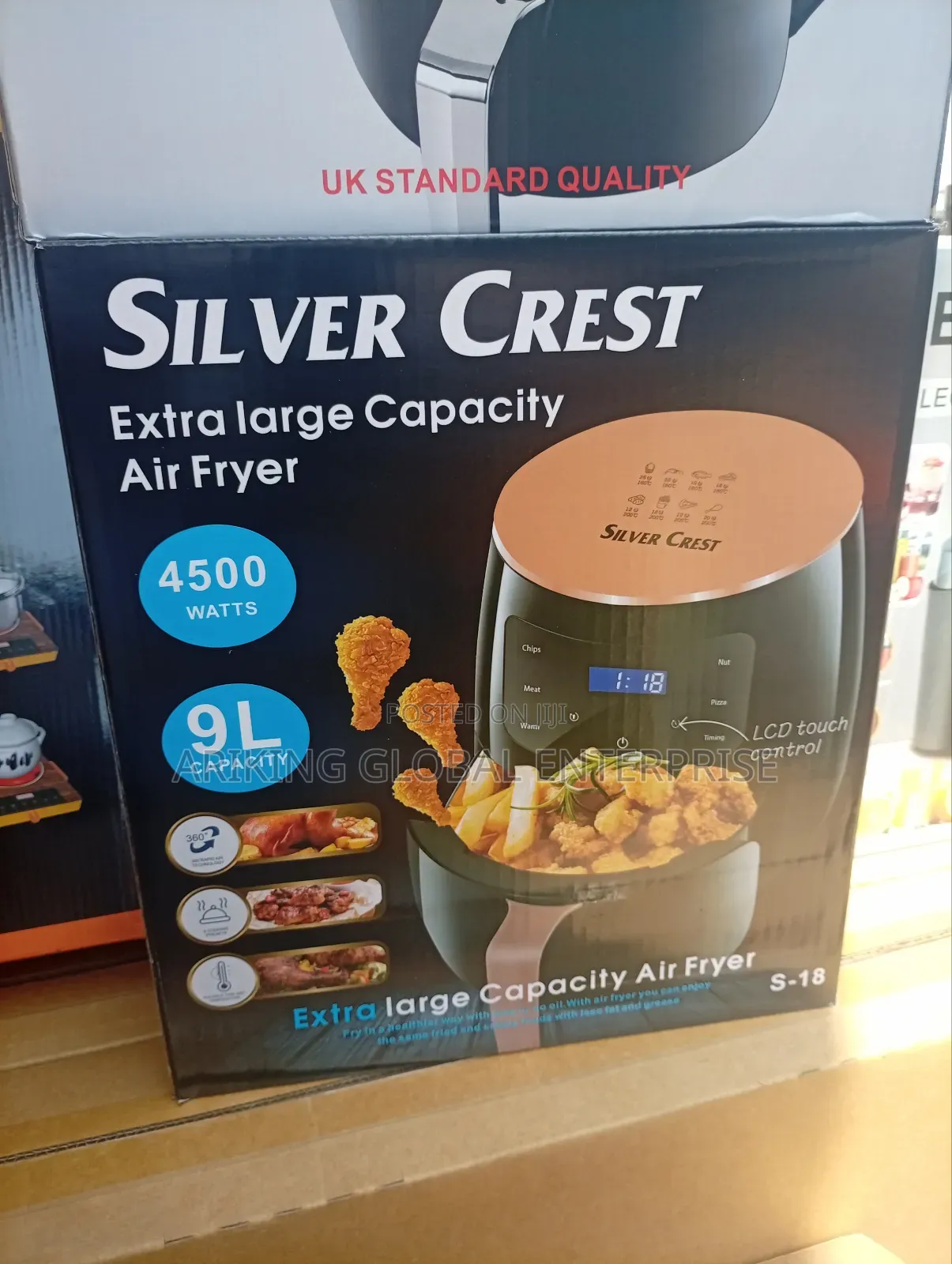 New 9liter Extra Large Capacity Air Fryer.