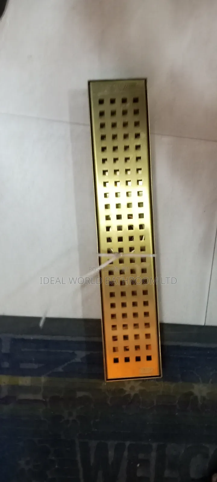 40cm Gold Floor Drain