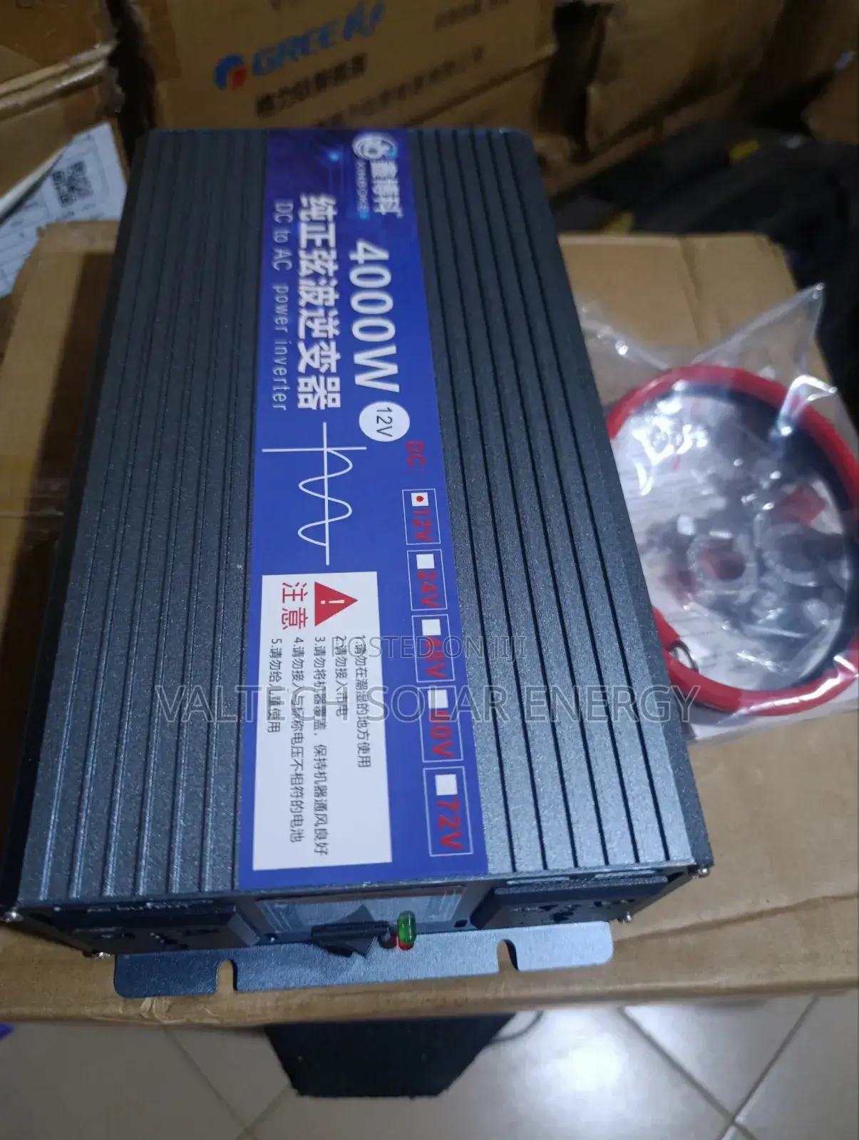 Brand New Heavy Duty 12v 4000w Real Pure Sine Wave Sachet Inverter