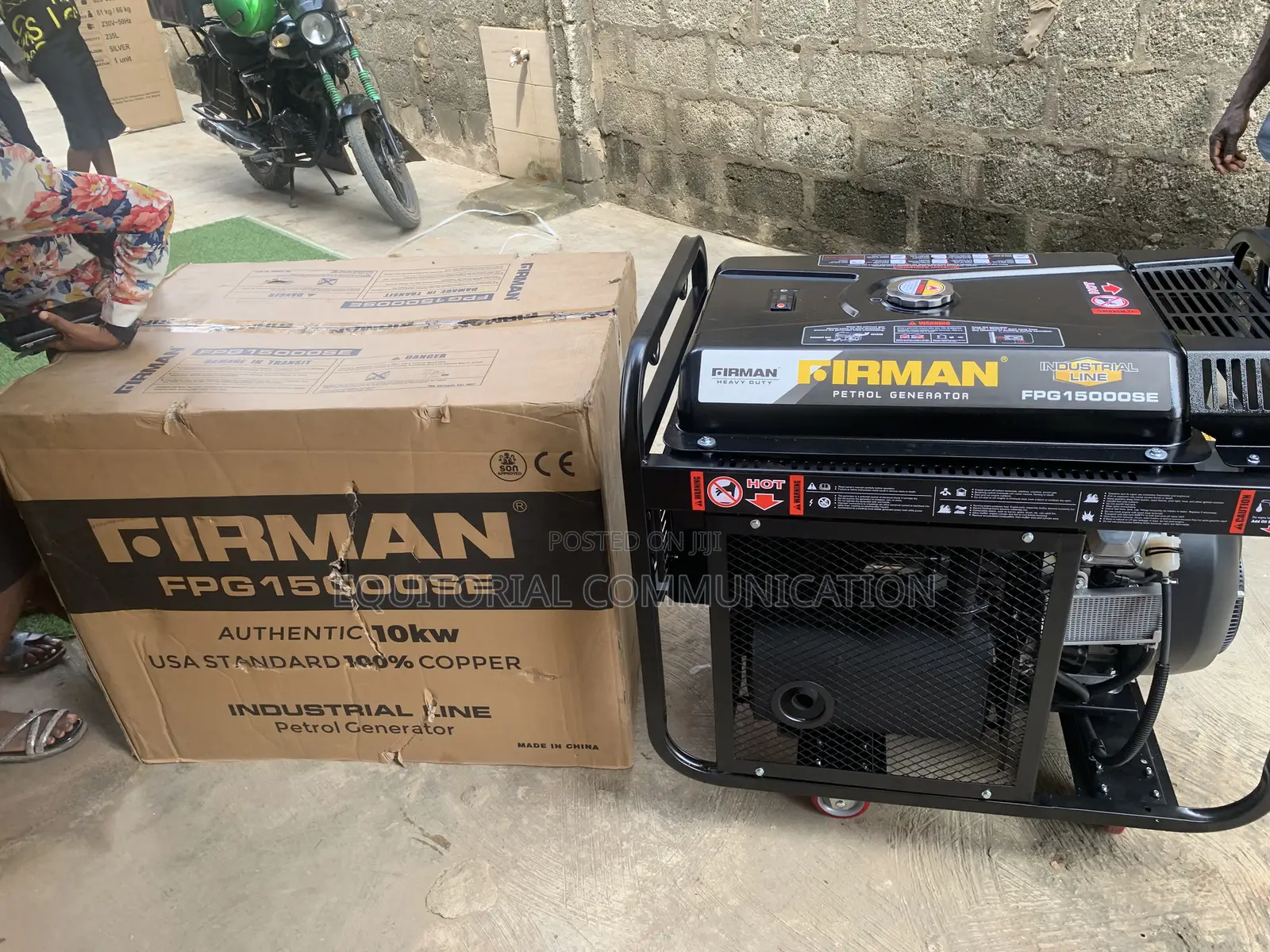Firman 10 Kva Fpg15000se Electric Start Generator