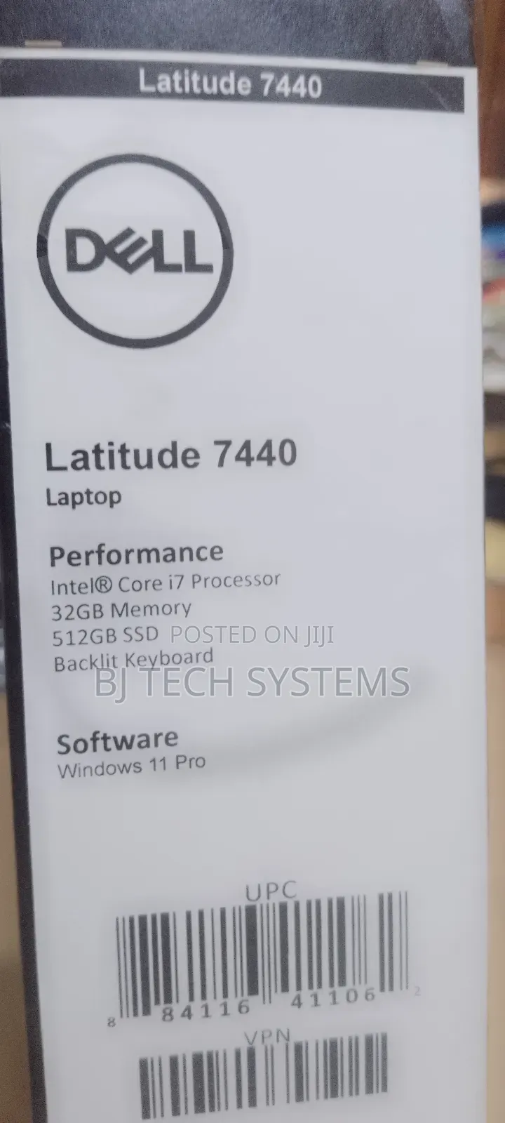 New Laptop Dell Latitude 7440 32GB Intel Core I7 SSD 512GB