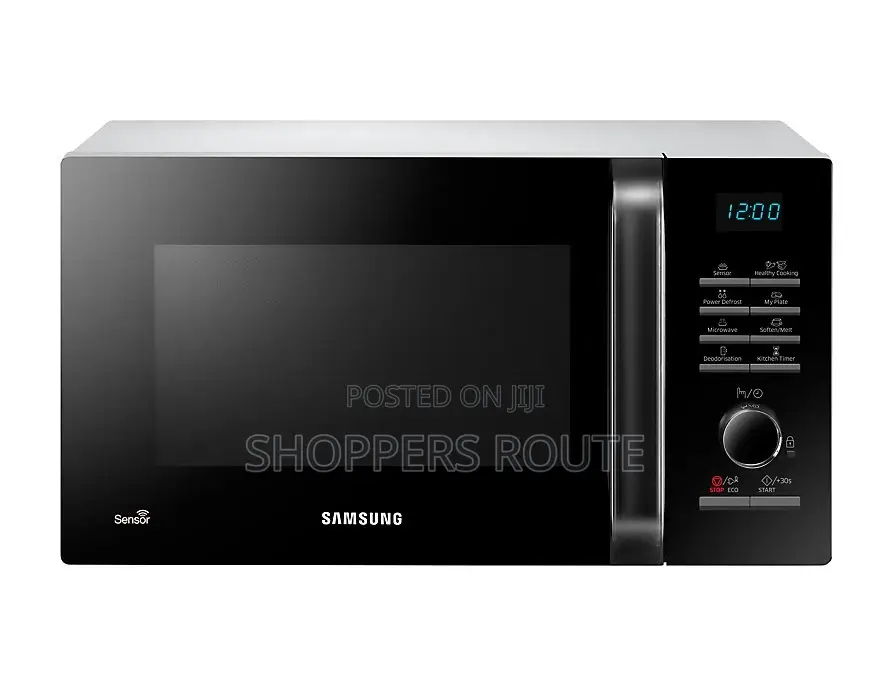 Samsung 23 Litre MS23H3125AW Solo Microwave - Black White