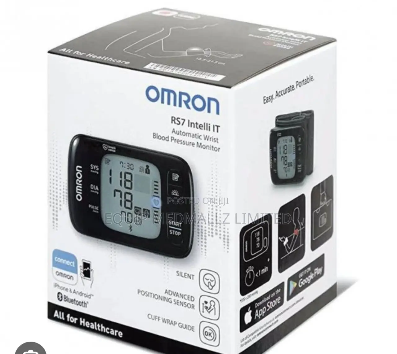 Omron Rs7 Wrist Blood Pressure Monitor