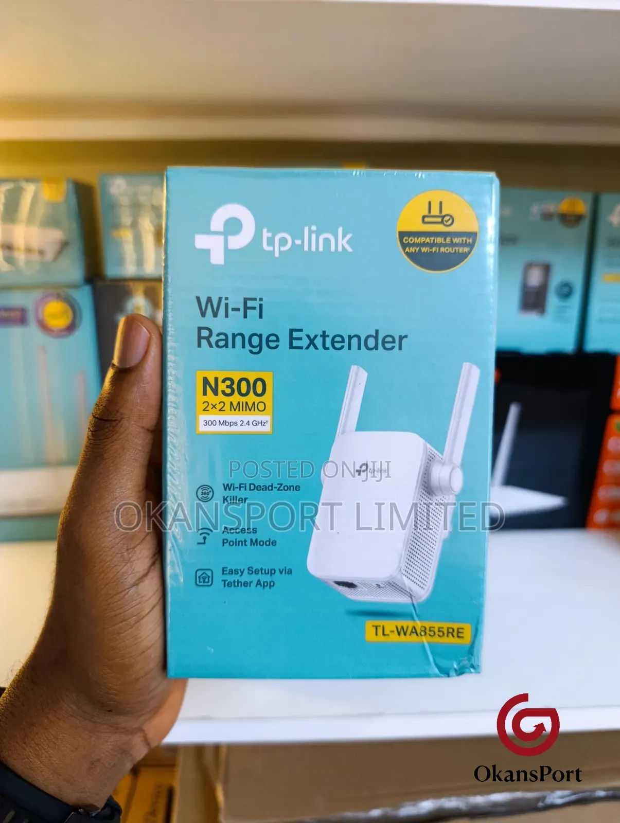 Tp-Link Tl-Wa855re N300 Wifi Range Extender – 300 MBPS 2.4ghz
