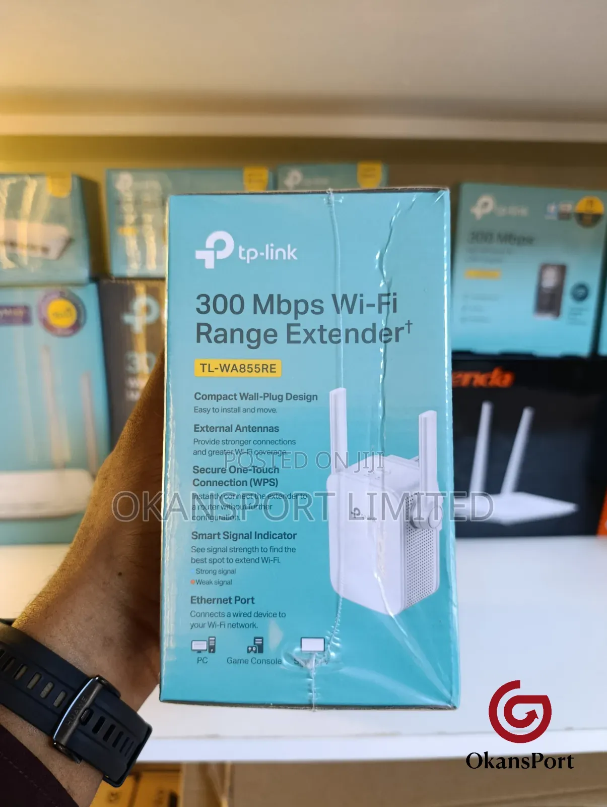 Tp-Link Tl-Wa855re N300 Wifi Range Extender – 300 MBPS 2.4ghz