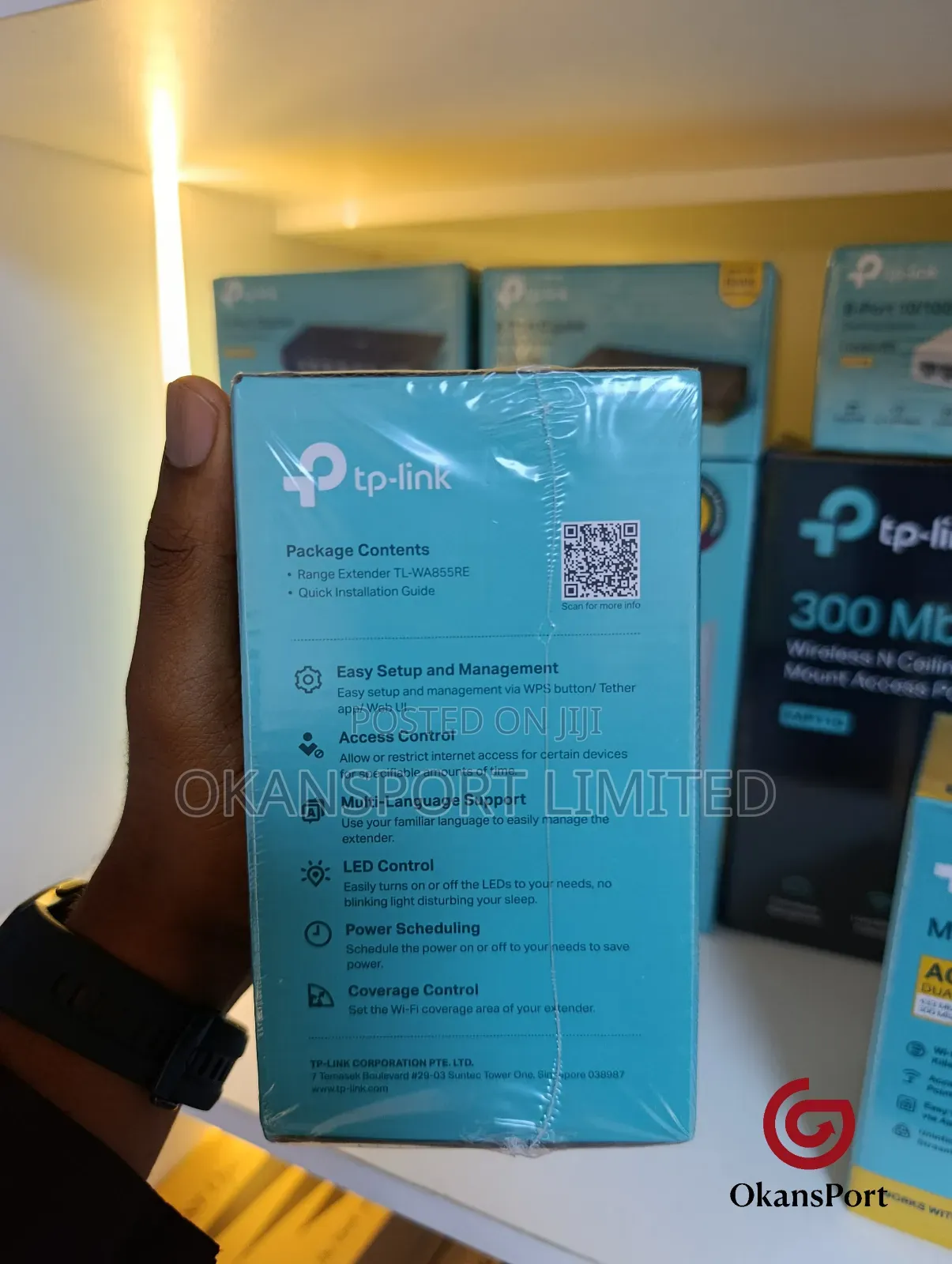 Tp-Link Tl-Wa855re N300 Wifi Range Extender – 300 MBPS 2.4ghz