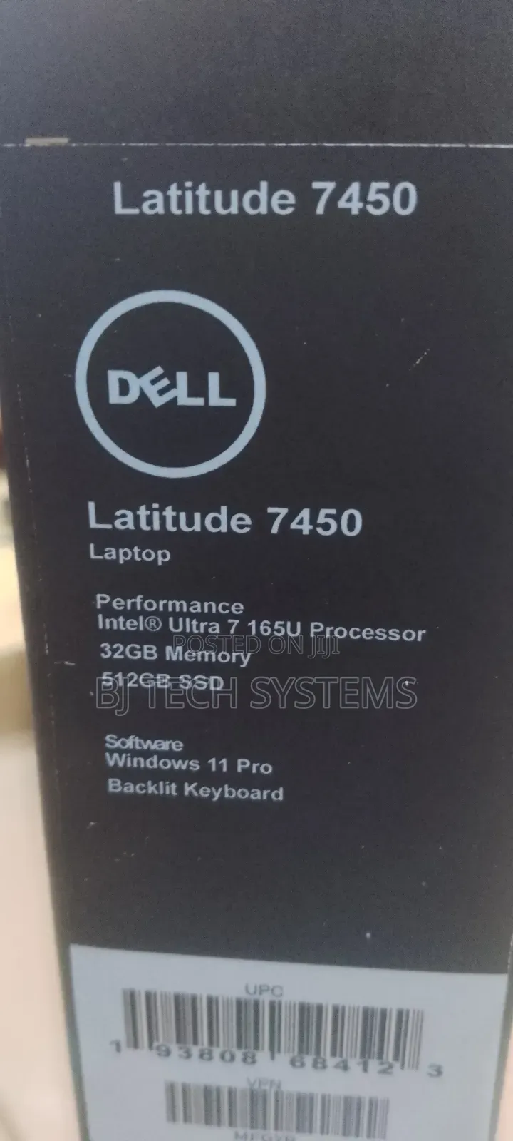 New Laptop Dell Latitude 7450 32GB Intel Core Ultra 7 SSD 512GB