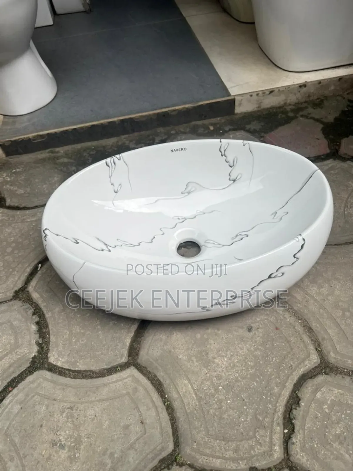 Carara White Contertop Basin