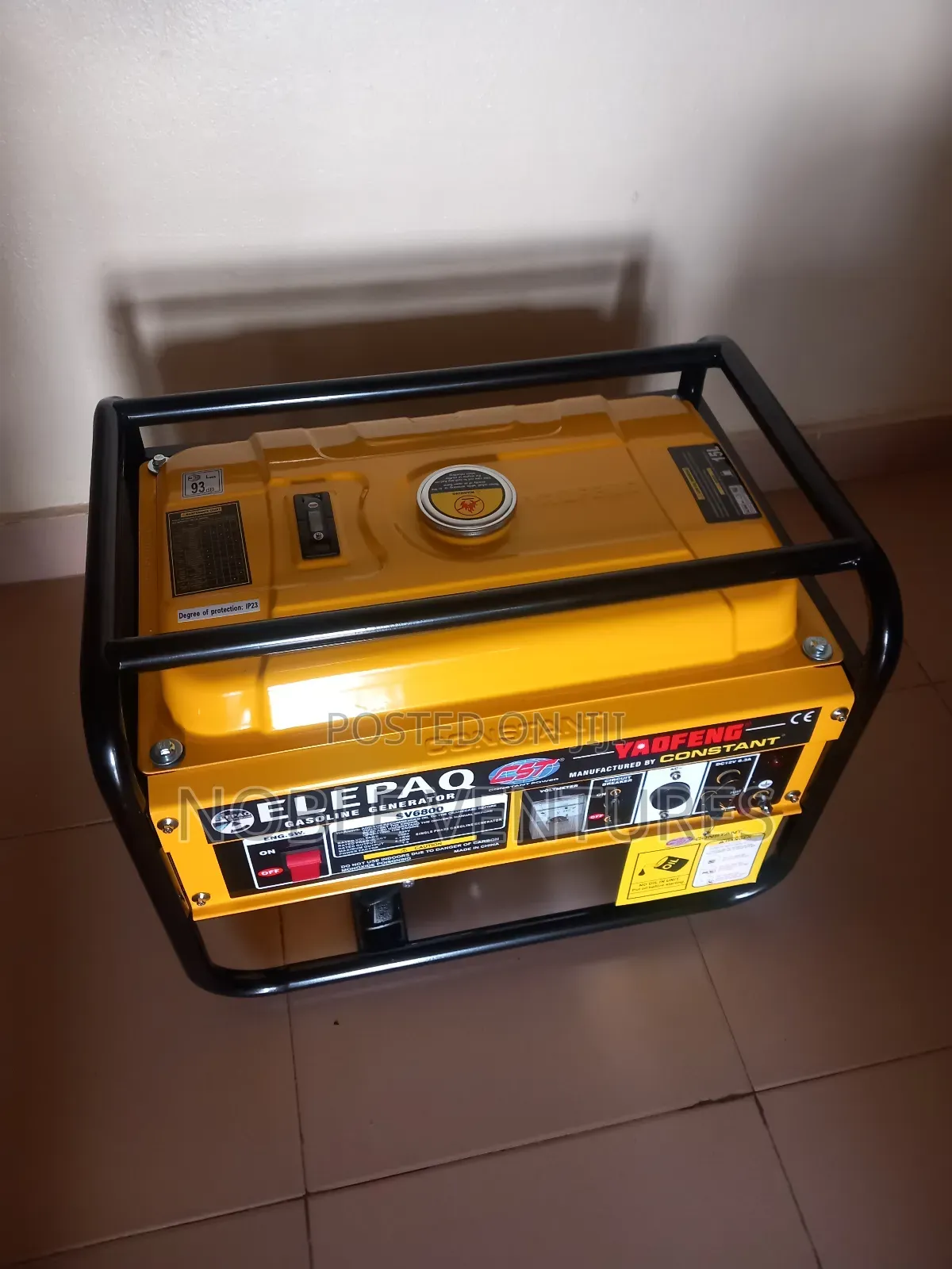 Original Constant Elepaq 4.5kva Manual Generator 100%Copper