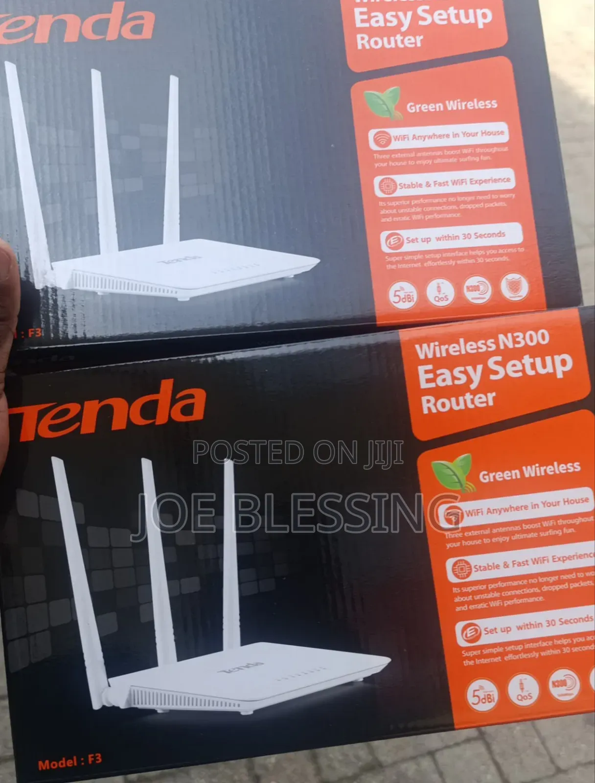 300mbps Wireless N11 4-In1 Router (3 Antennas)