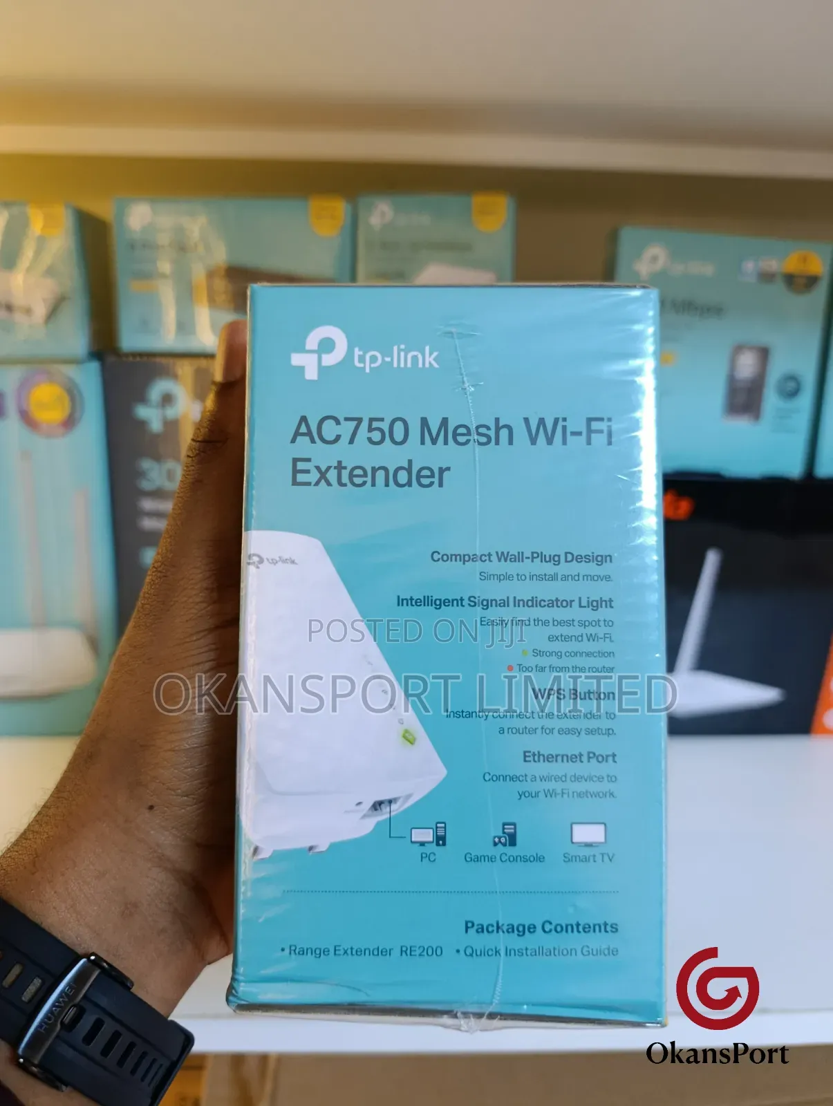 Tp-Link Re200 Ac750 Mesh Wifi Extender 433 MBPS 5ghz / 300 MBPS 2.4ghz