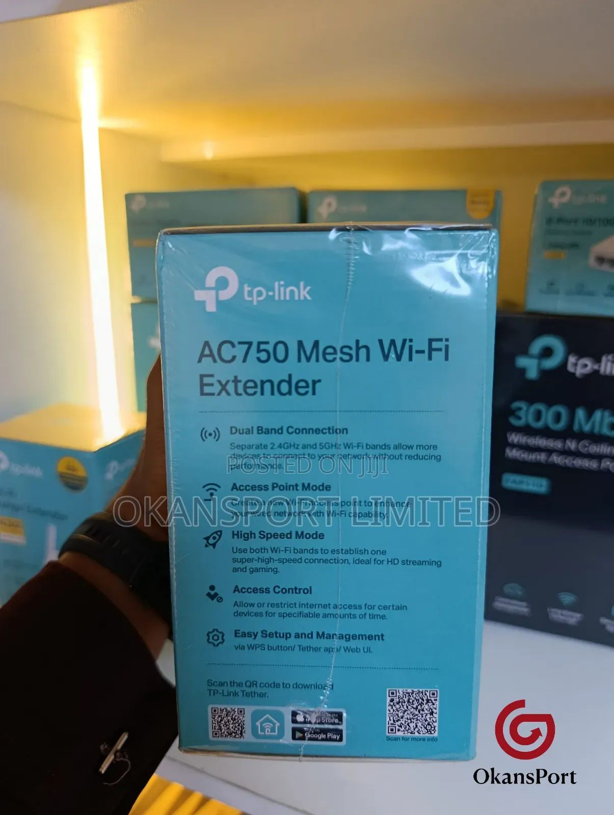 Tp-Link Re200 Ac750 Mesh Wifi Extender 433 MBPS 5ghz / 300 MBPS 2.4ghz