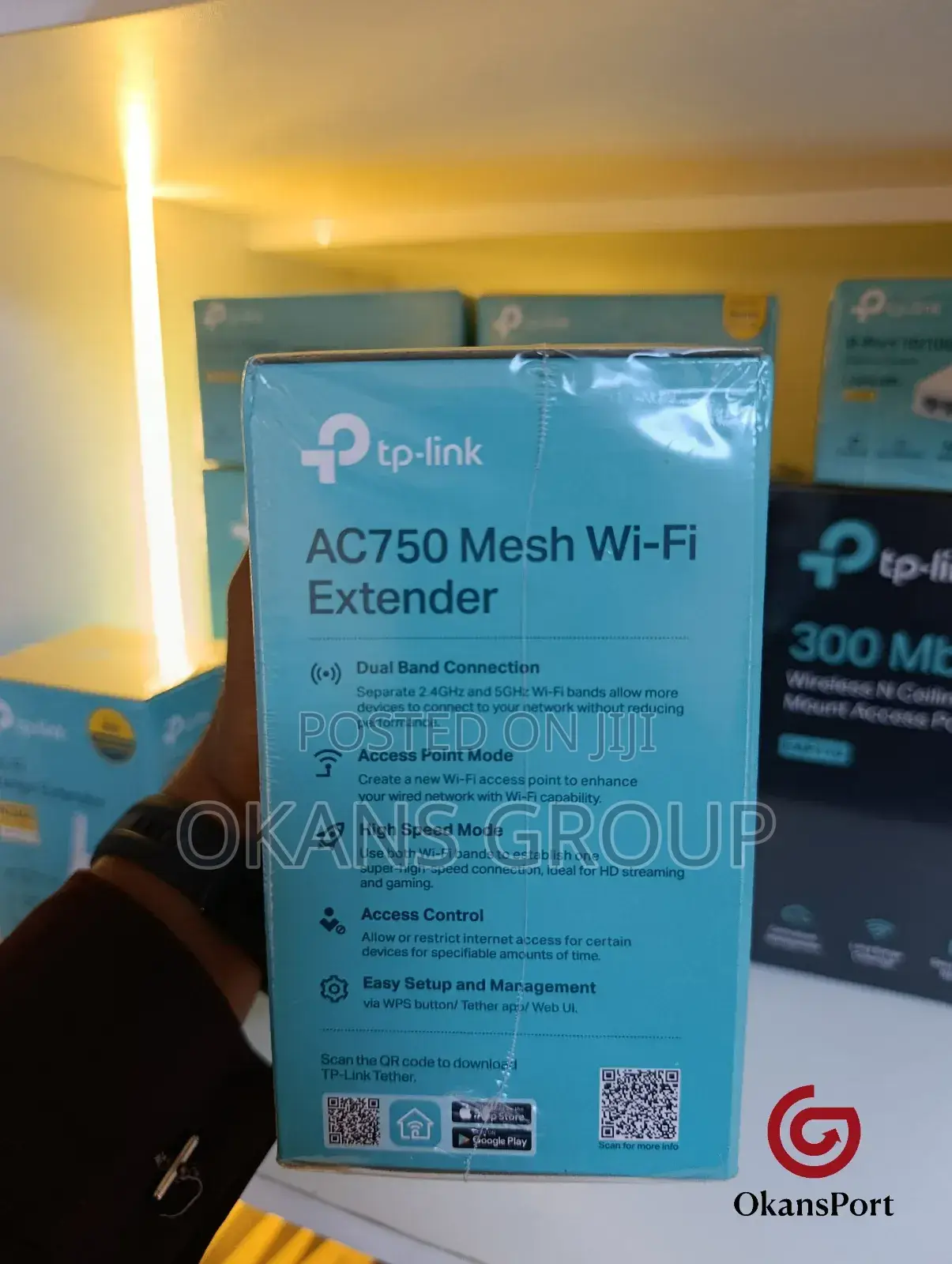 Tp-Link Re200 Ac750 Mesh Wifi Extender 433 MBPS 5ghz / 300 MBPS 2.4ghz