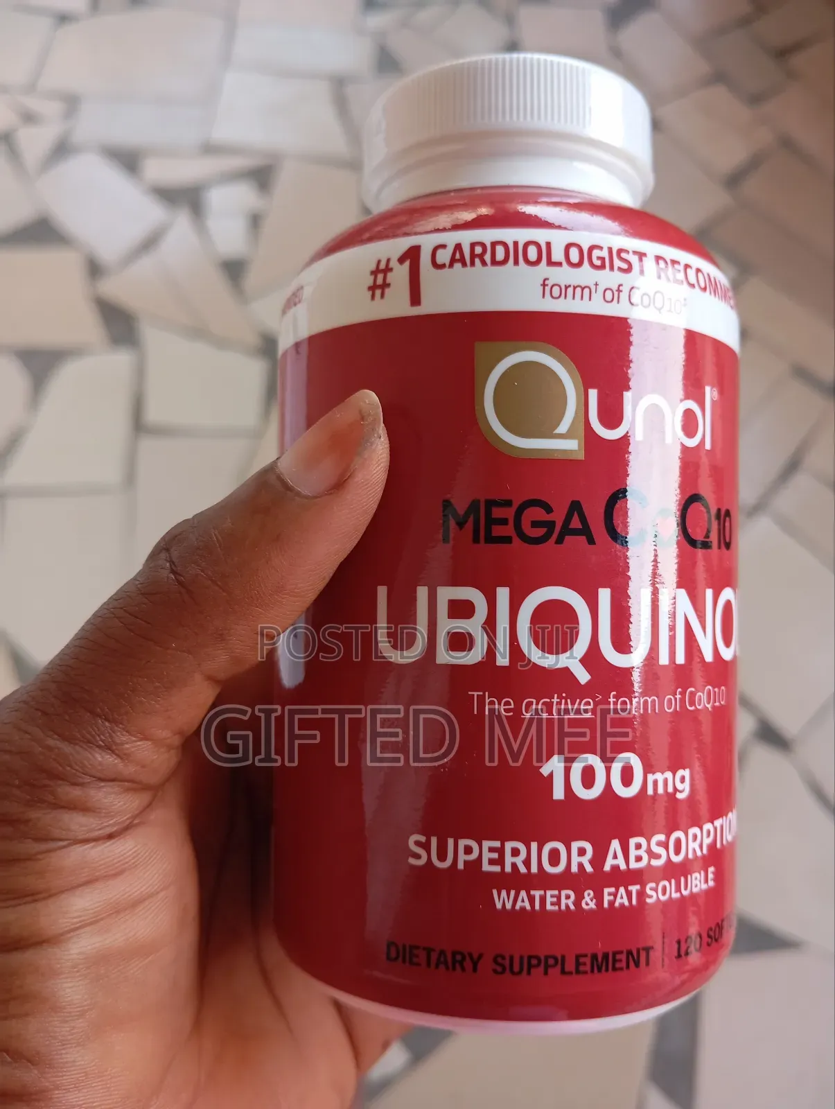 Qunol Coq10 Ubiquinol, 100mg X 120 Softgels