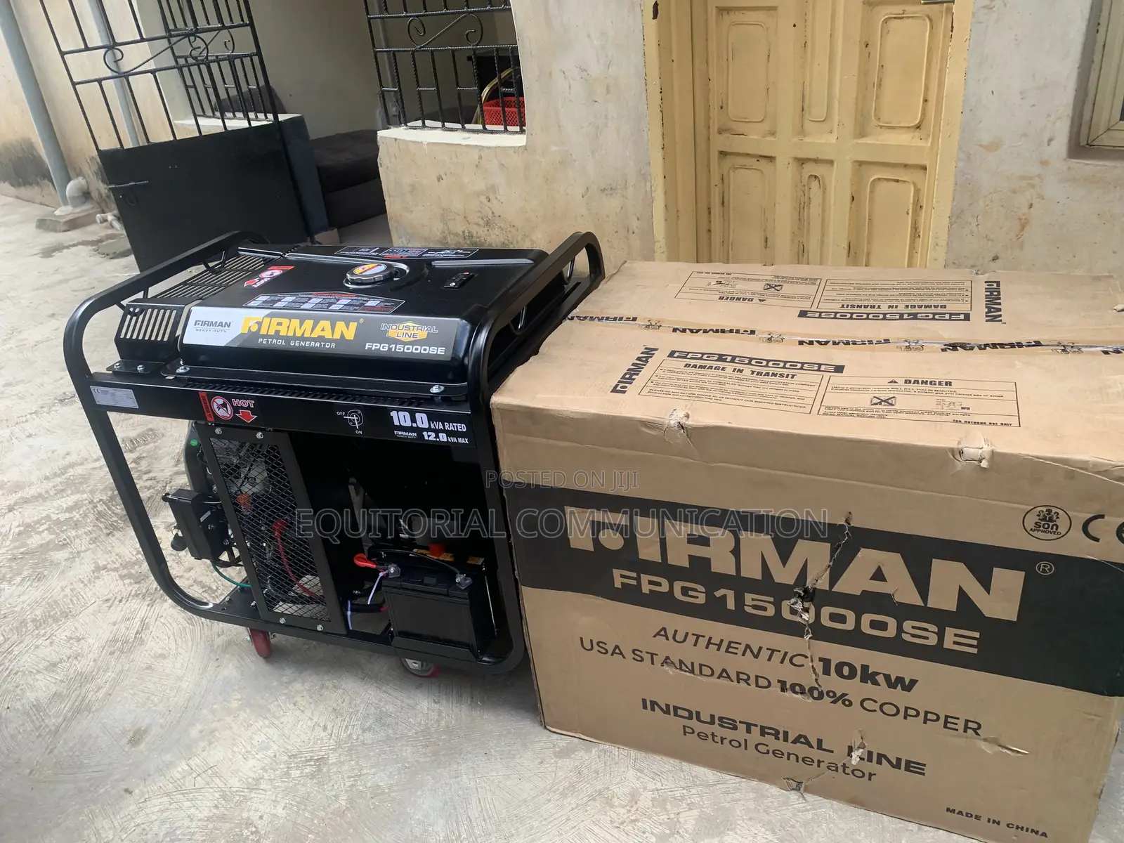 Firman Fpg15000se 10kva Industrial Petrol Generator