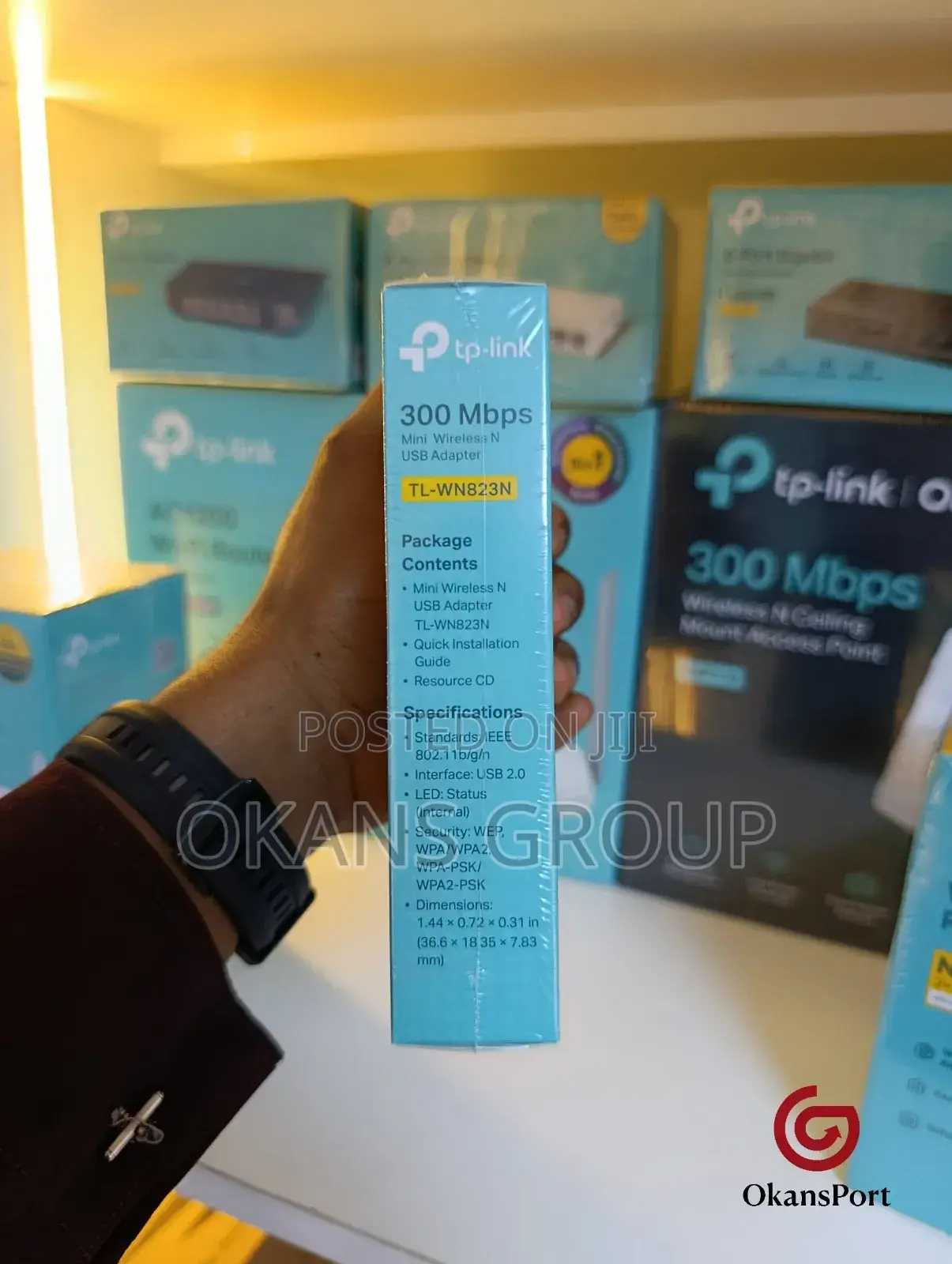 Tp-Link Tl-Wn823n N300 Mini Wireless Usb Adapter –300mbps Wi-Fi Dongle
