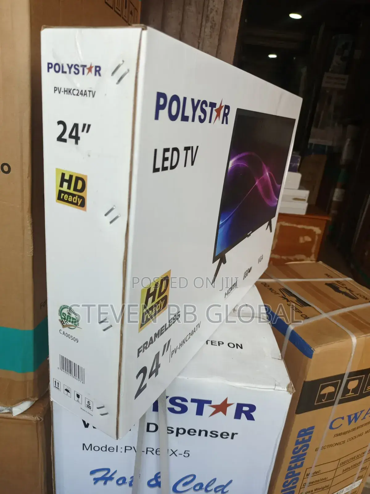 Polystar 24" Led Tv With Free Wall Bracket (Pv-Hkc24atv)