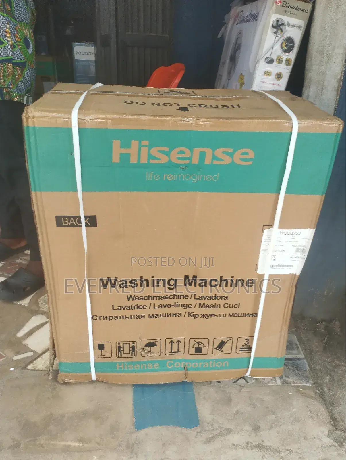 Hisense 7.5kg Twin Tub Washing Machine With Spinning